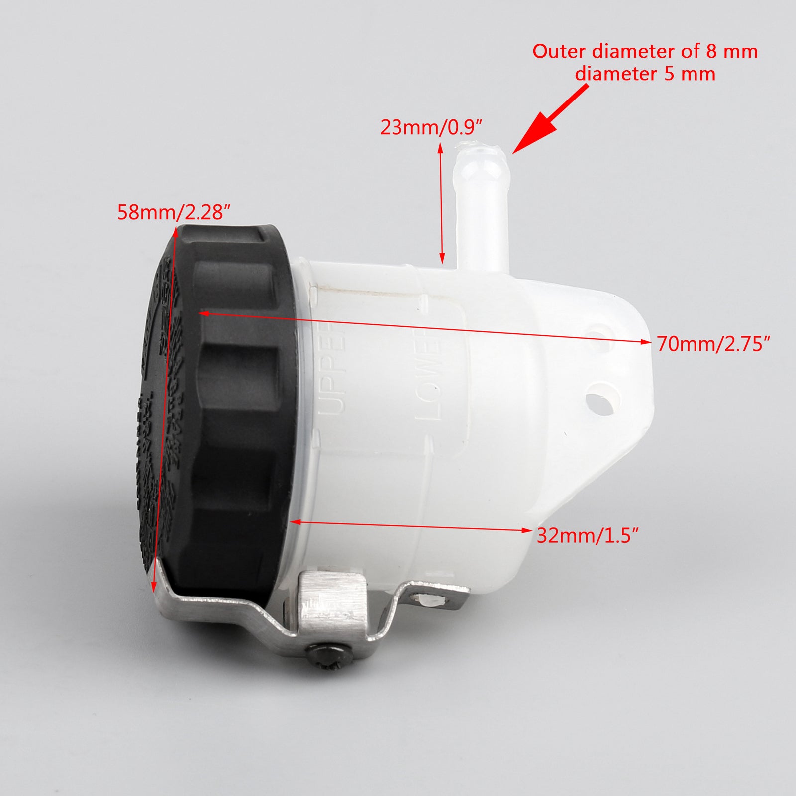 Universal Motorrad Vorderradbremsflüssigkeitsflasche Hauptzylinder Ölbehälterbecher