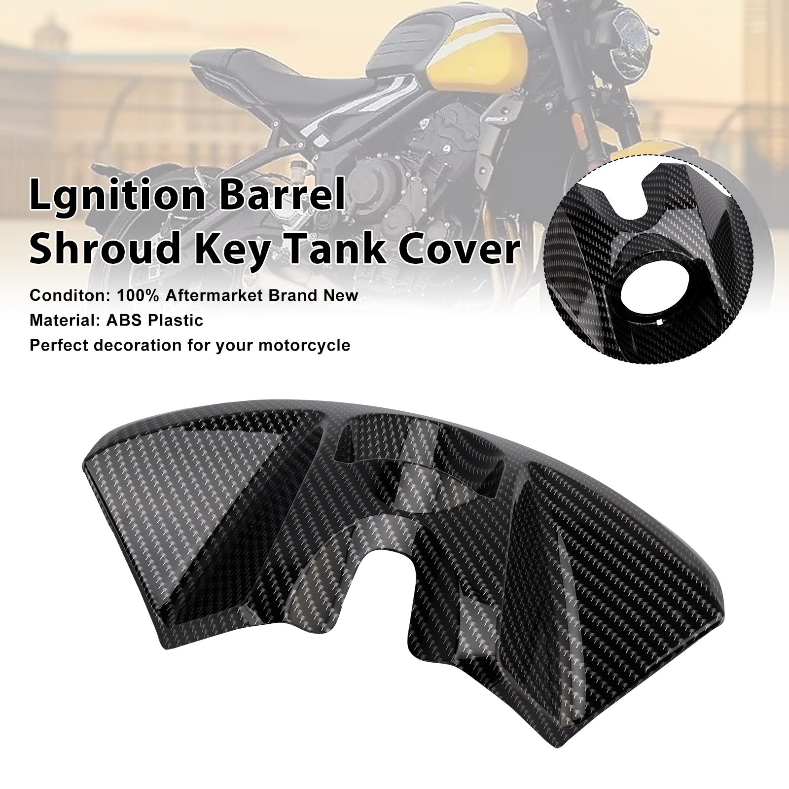 Trident 660 2022-2025 Lgnition Barrel Shroud Key Tank Cover