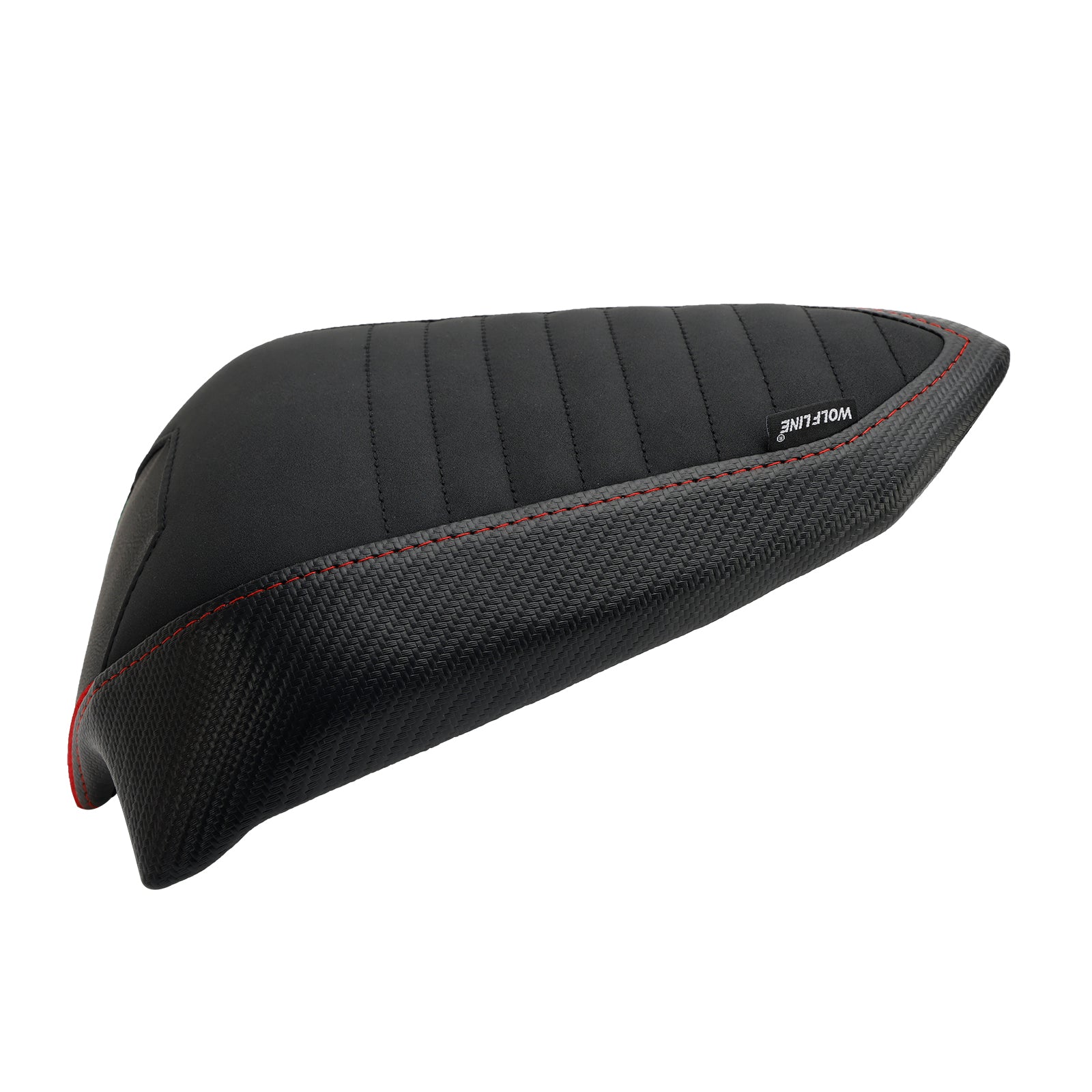 Coussin de passager de siège arrière plat en Pu adapté pour DU Streetfighter V2 2022 – 2023 grille en carbone