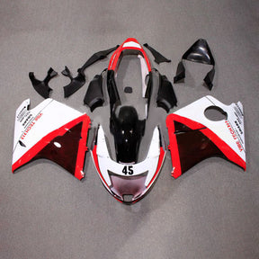 Amotopart 1996-2007 CBR1100XX SuperBlackBird Honda Red&White Fairing Kit