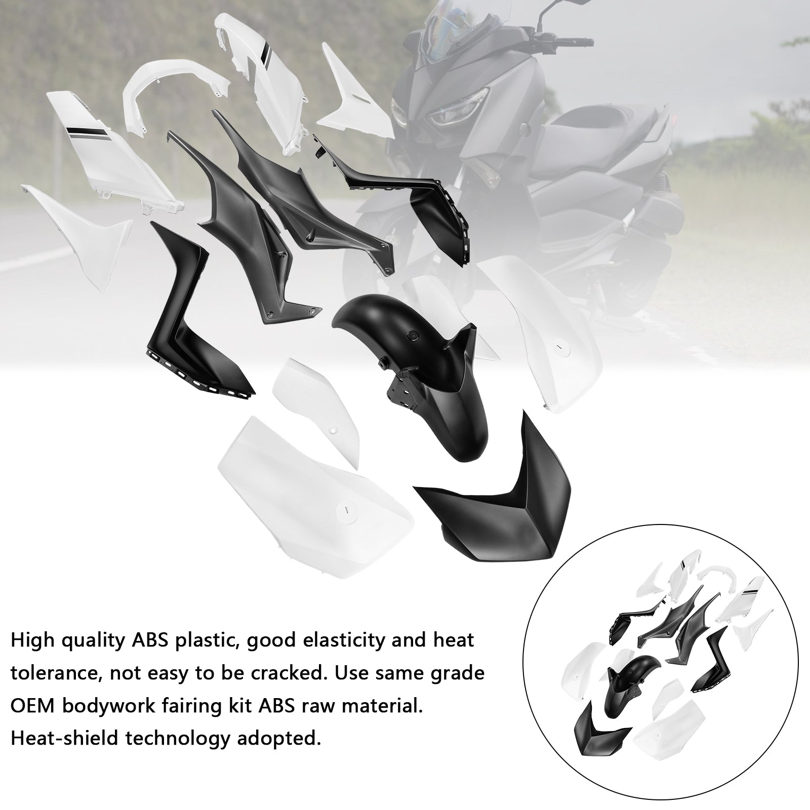 Amotopart 2023-2024 Yamaha X MAX 300 Fairing Kit