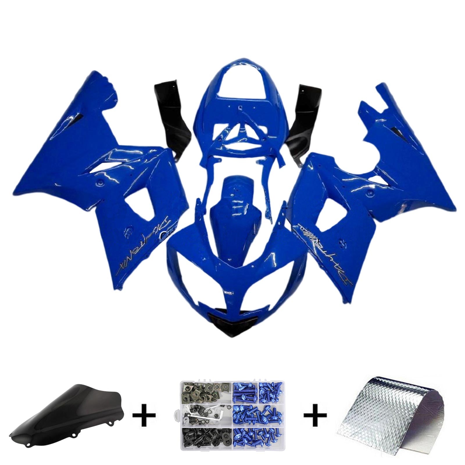 Amotopart 2002–2005 Triumph Daytona 600 650 Blaues Verkleidungsset