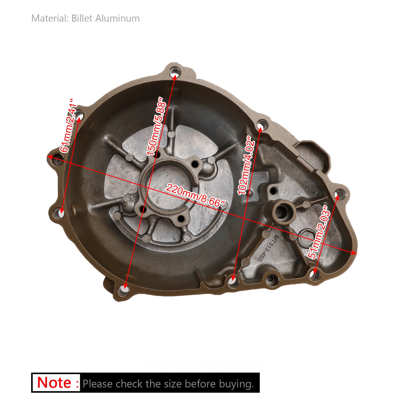 03-06 Kawasaki Z750 Z1000 Left Stator Engine Cover Crankcase