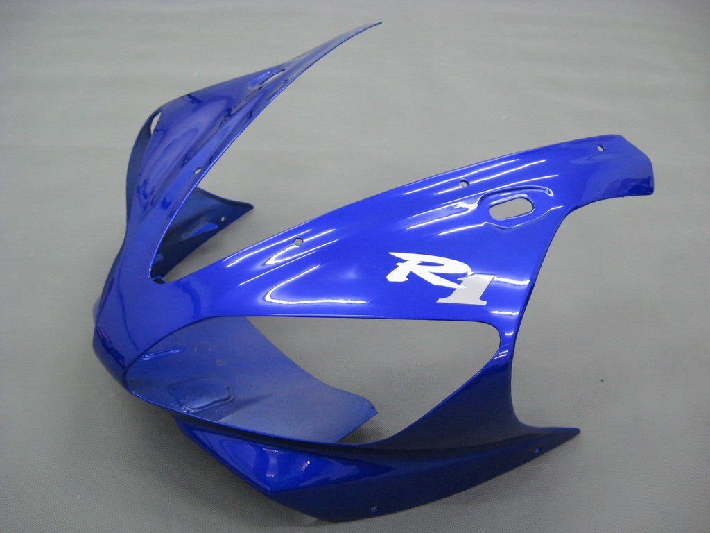 Amotopart 2000-2001 Yamaha YZF 1000 R1 Azul y Blanco Style3 Kit de carenado