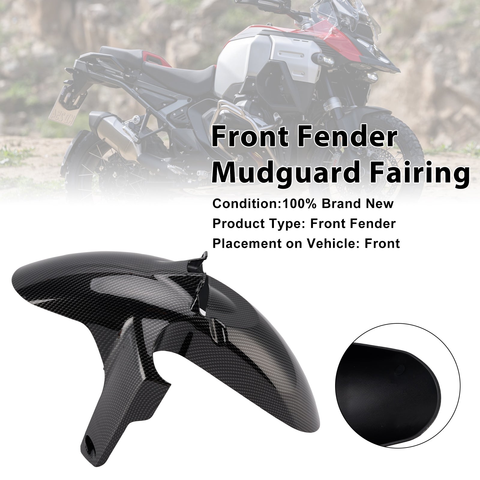 2024-2025 BMW R1300GS Front Fender Mudguard Fairing