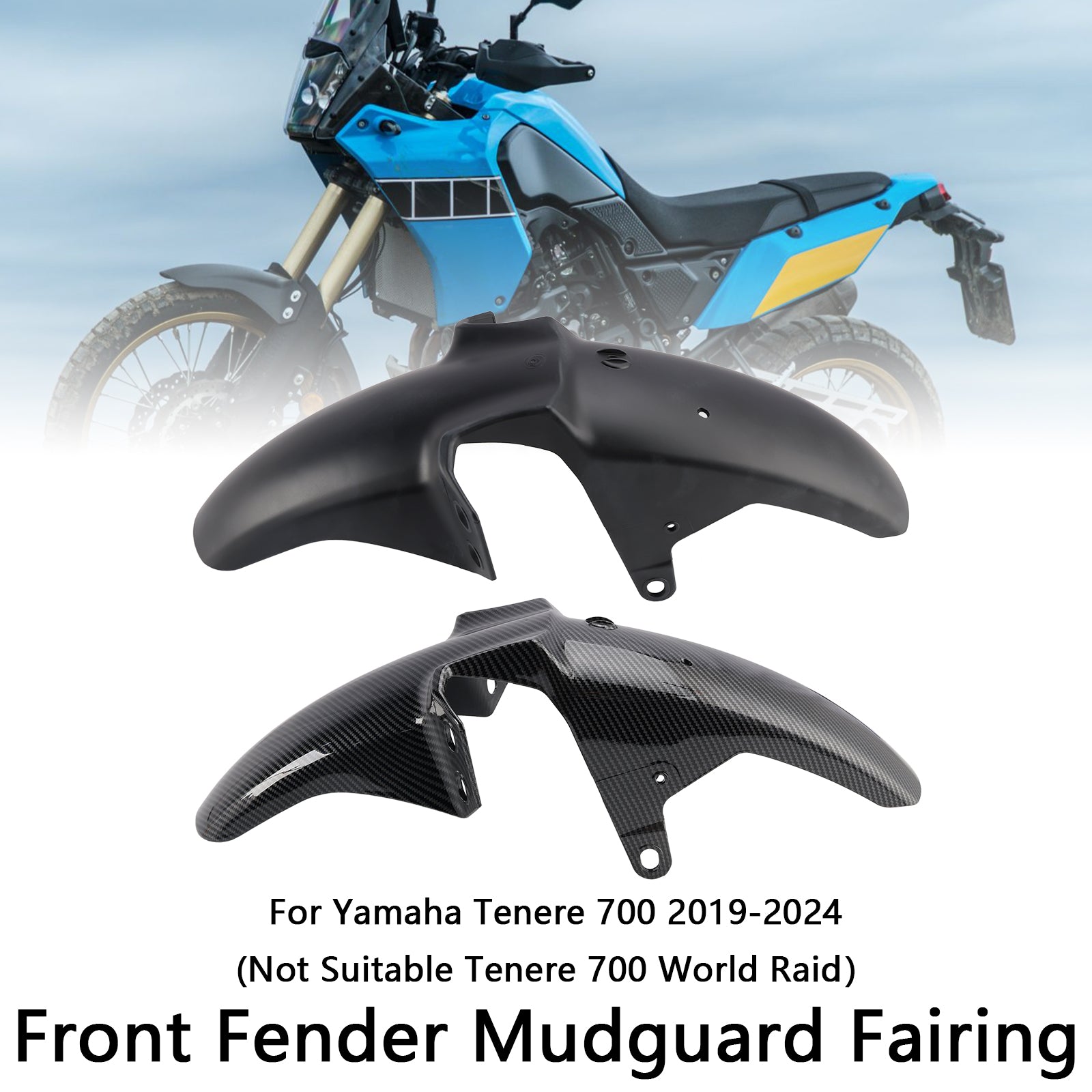 2019-2024 Yamaha Tenere 700 Front Fender Mudguard Fairing