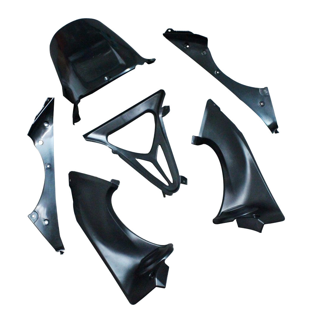 Amotopart 1998-2002 Yamaha YZF R6 Verkleidungssatz, unlackiert