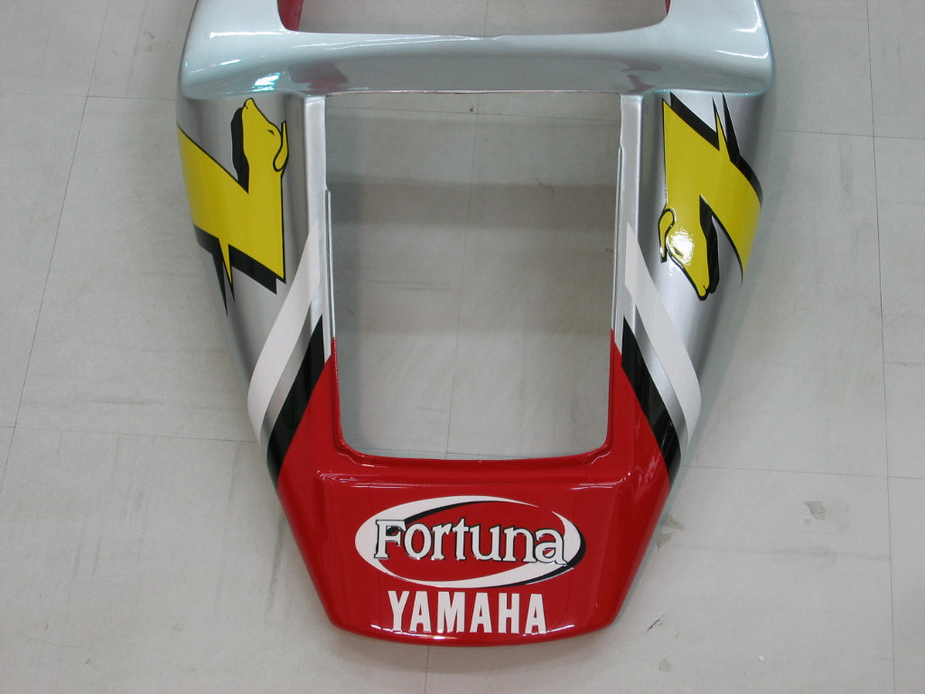 Amotopart 1998-1999 Yamaha YZF 1000 R1 Kit carena rosso e argento