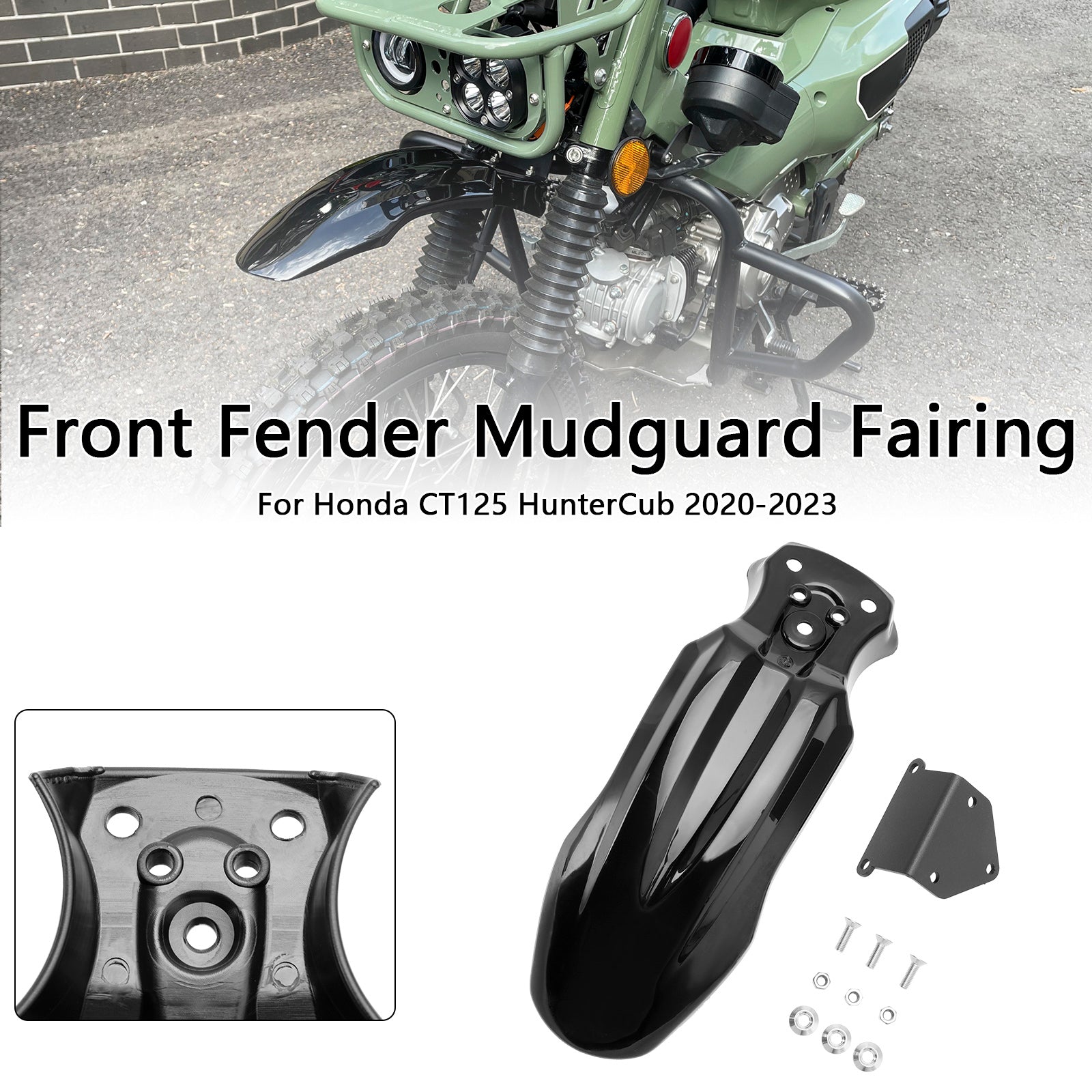 2020-2023 Honda CT125 Hunter Cub Front Fender Mudguard Fairing