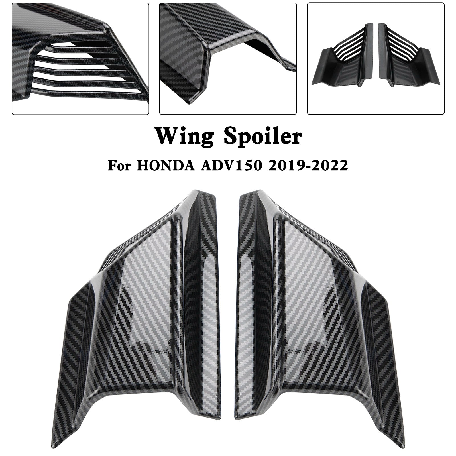 Body Winglet Side Deflector Air Wing Spoiler for HONDA ADV-150 2019-2022