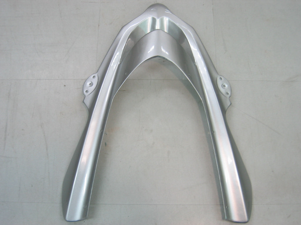 Amotopart 2004–2005 Kawasaki ZX10R Verkleidungsset in Silber und Schwarz