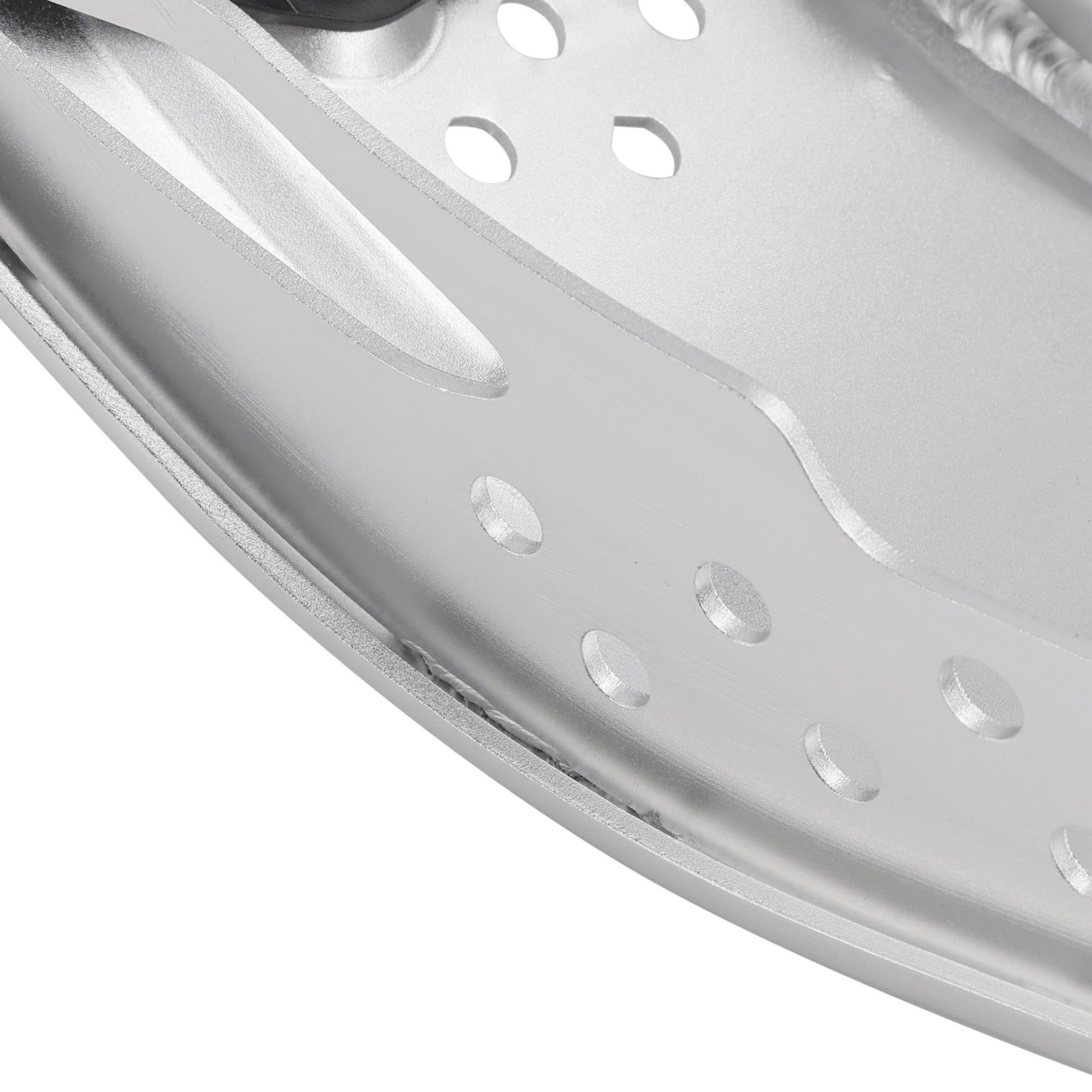 2024-2026 Speed ​​400 Scrambler 400 X Protector de cárter de aluminio Placa protectora plateada