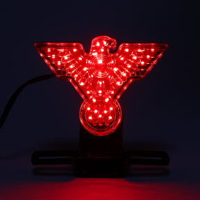 Chopper Bobbe Motorcycle Eagle Led Rear Tail Light Lamp w/Plate