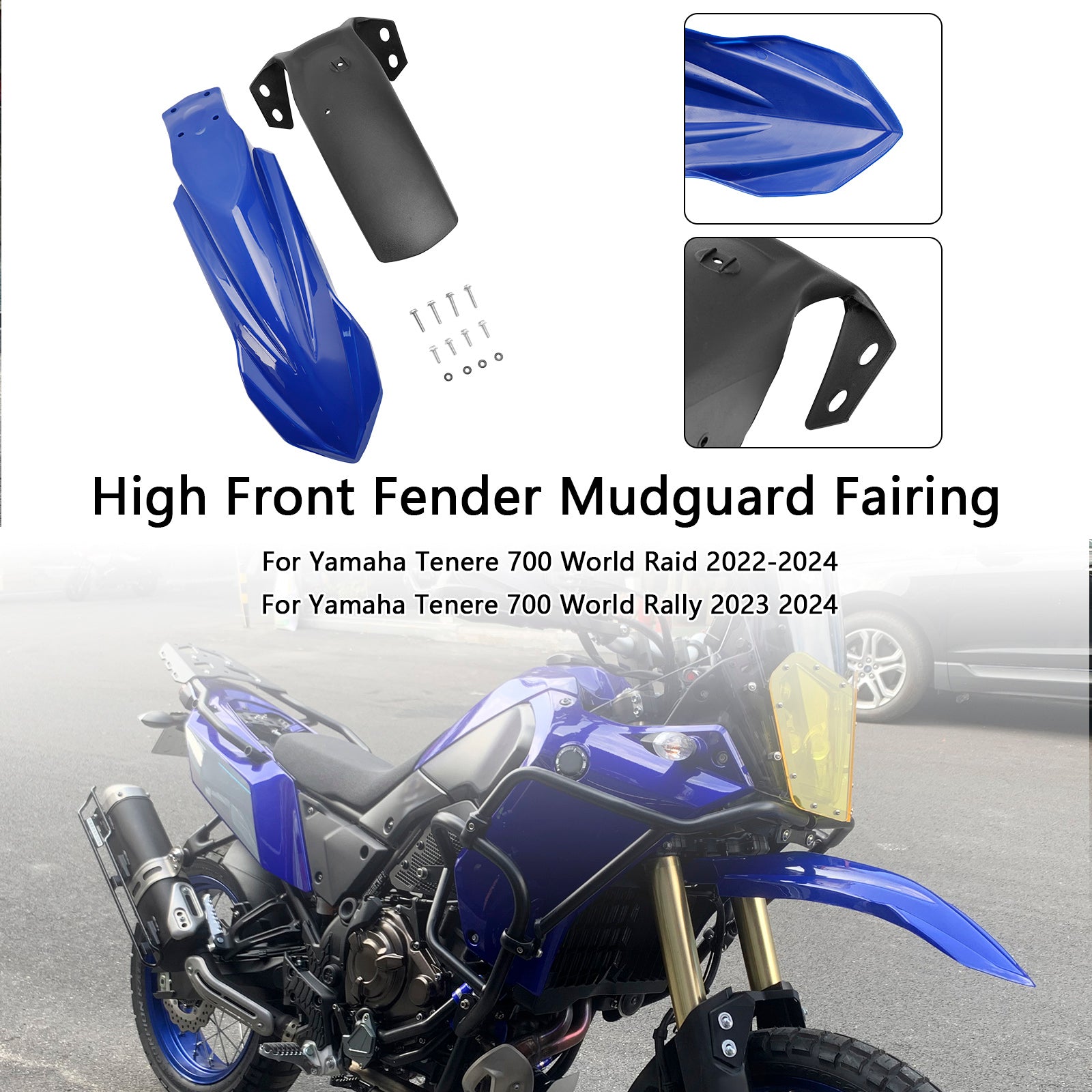 2019-2024 Yamaha Tenere 700 High Front Fender Mudguard Fairing