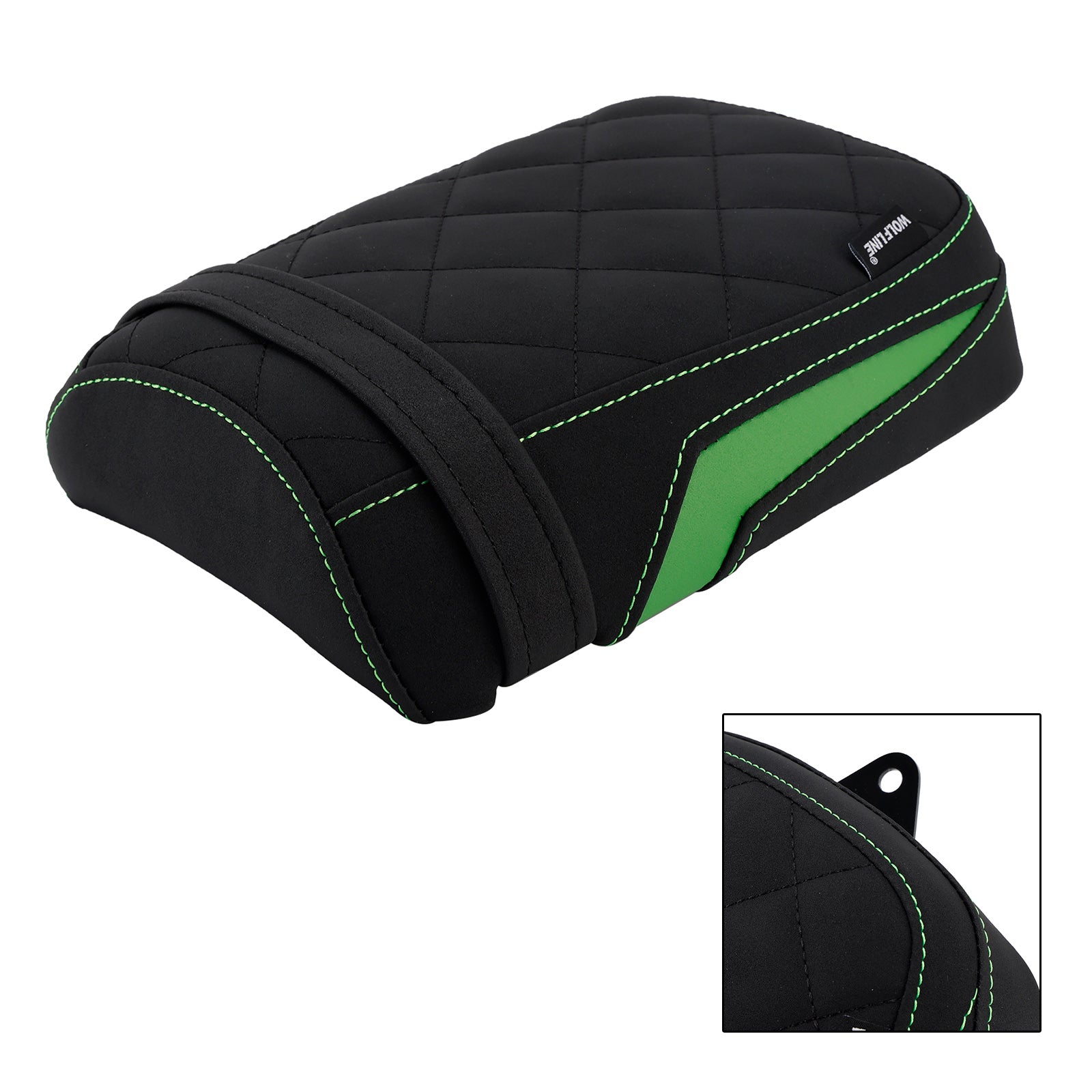 24-25 Kawasaki Eliminator 500 Rear Seat Passenger Cushion Flat Pu Black