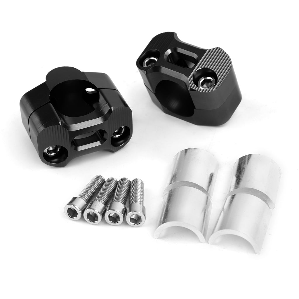 Rhk 28mm Risers CNC Aluminum Motorcycle Handlebar Risers 22-28mm Universal Clamp Mount