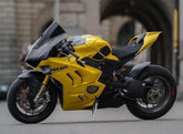 Amotopart Kit carena Ducati 22-24 Panigale V4 V4S &amp; 23-24 Panigale V4SP V4R Nero Giallo