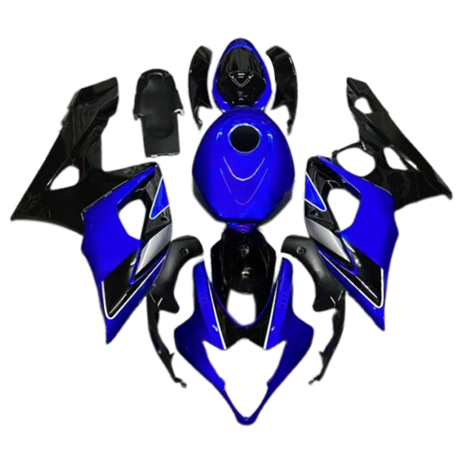 Amotopart 2005-2006 Suzuki GSXR1000 Schwarzblau-Verkleidungskit