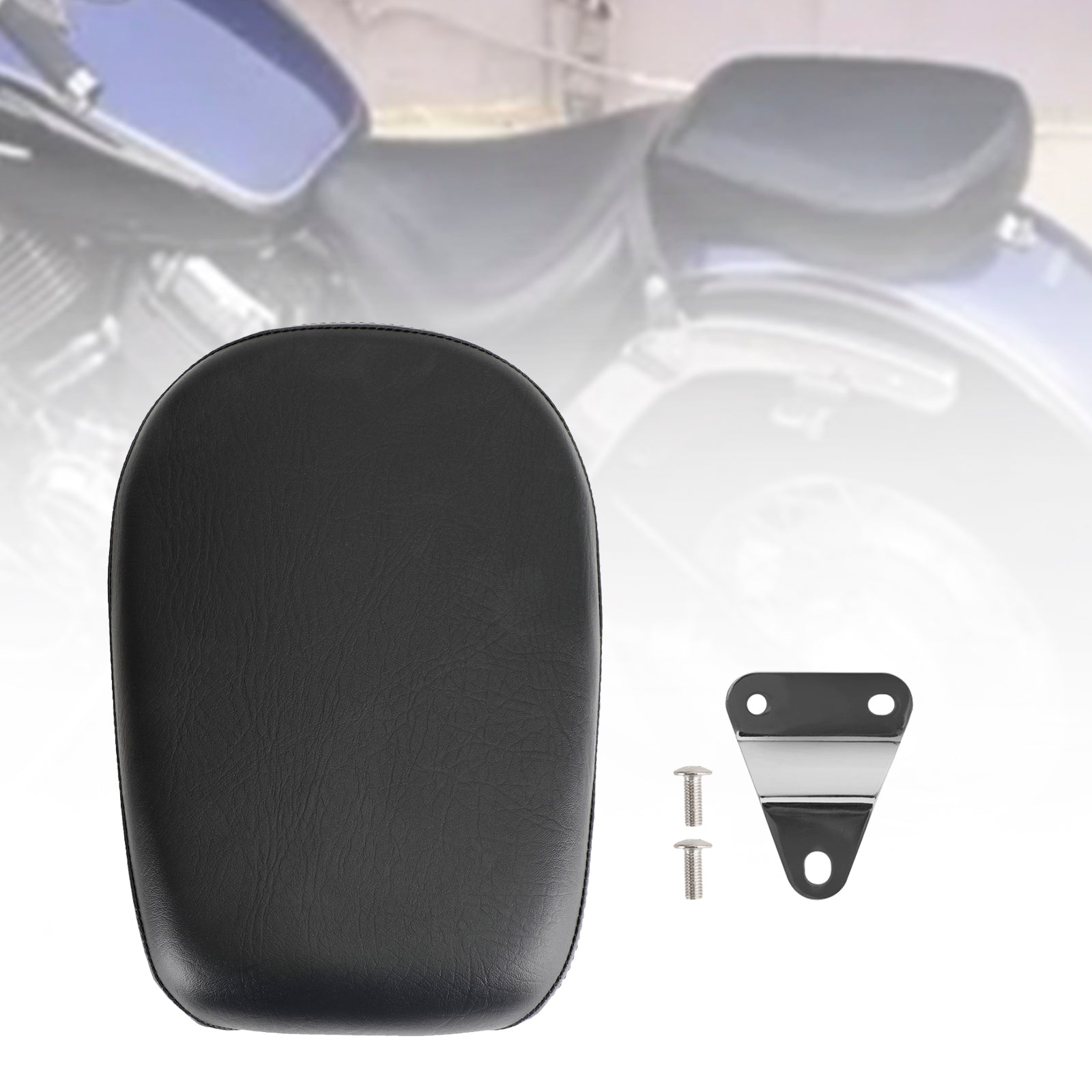 Cojín del pasajero del asiento trasero plano Pu se adapta a Yamaha V-Star Xvs650 1998-2010