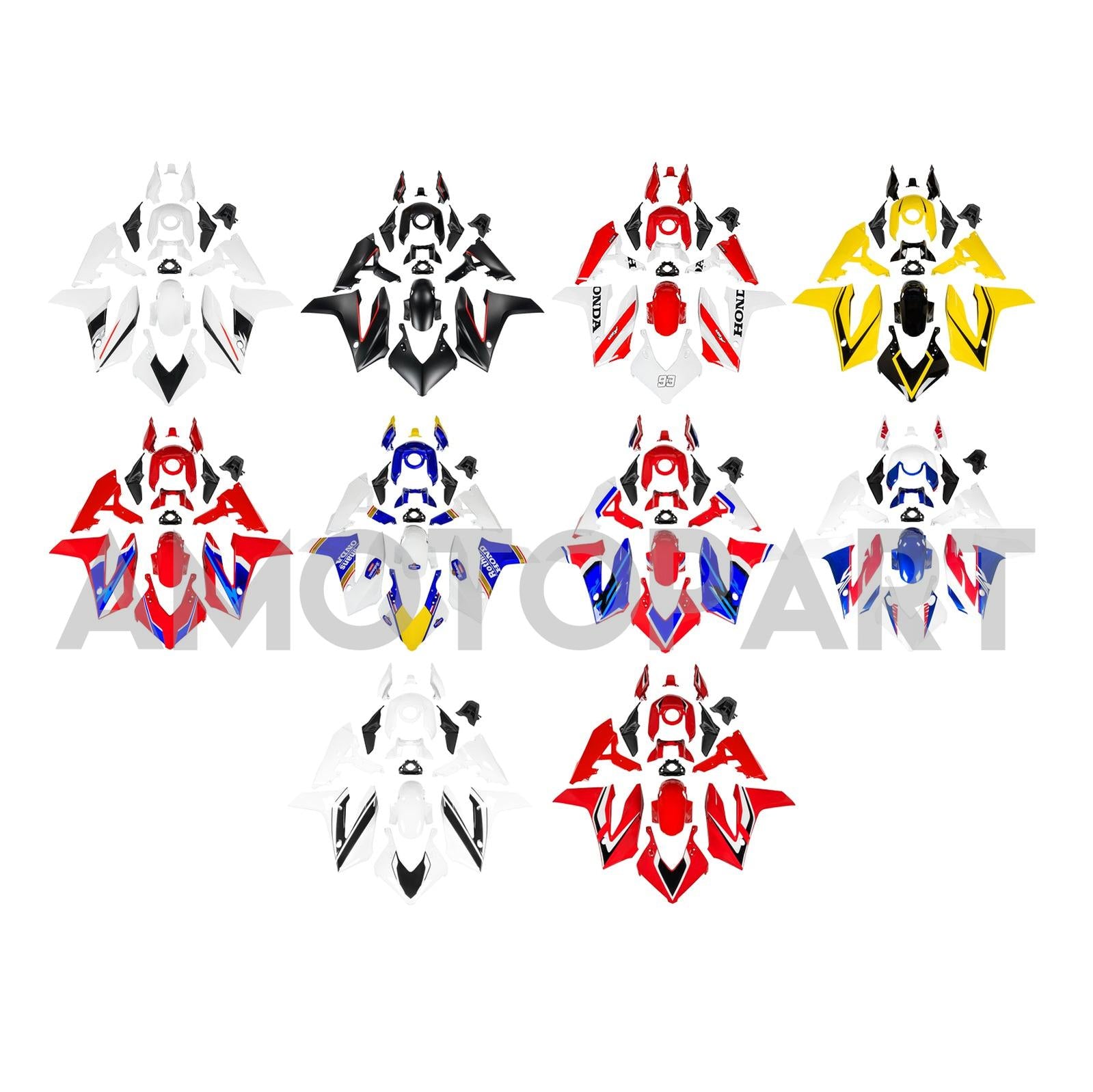 Amotopart 2024-2025 Honda CBR650R Fairing Kit Collection