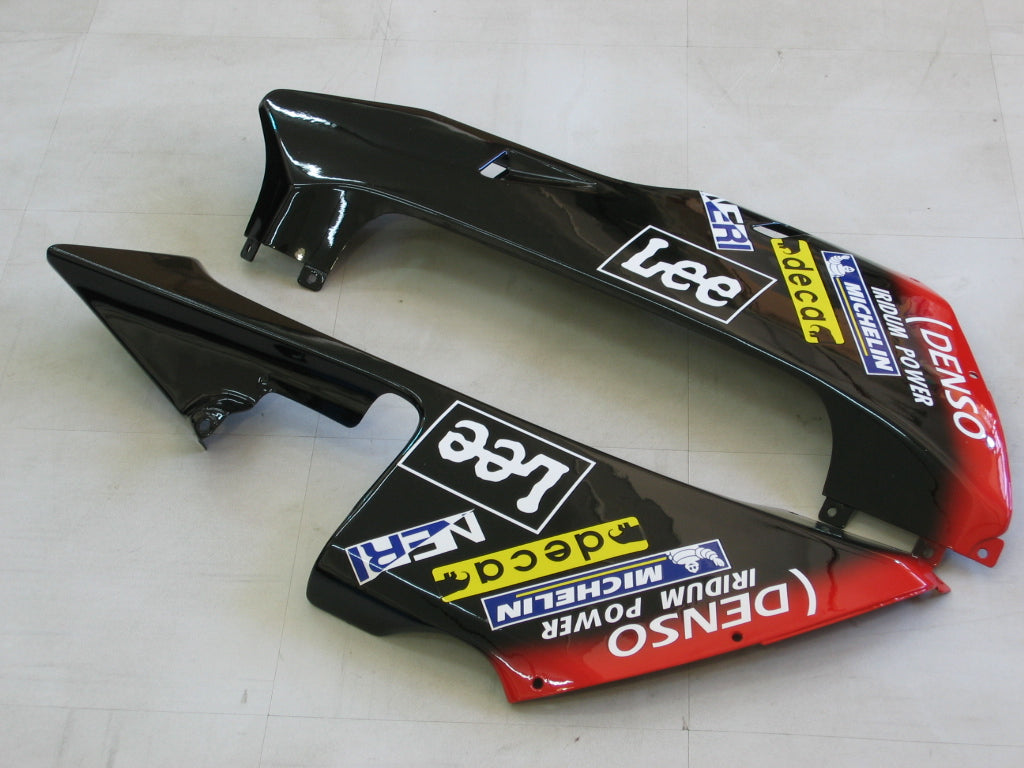 Amotopart 2005-2006 ホンダ CBR600RR レッド&ホワイト Style2 フェアリングキット