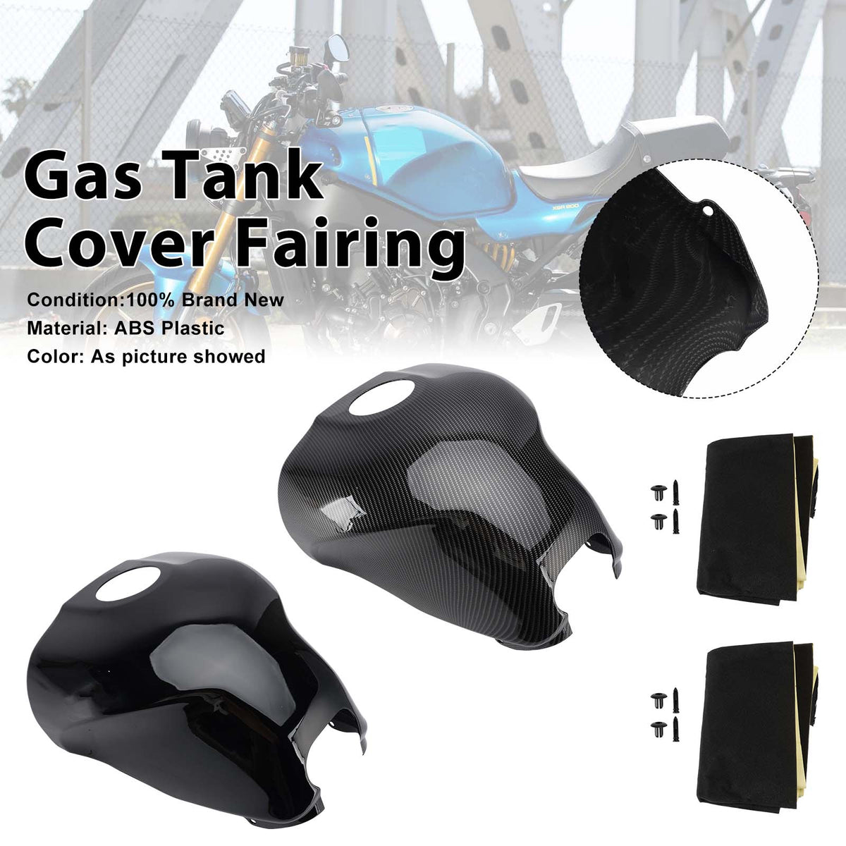 2022-2025 Yamaha XSR900 Rear Gas Tank Cover Fairing Protector