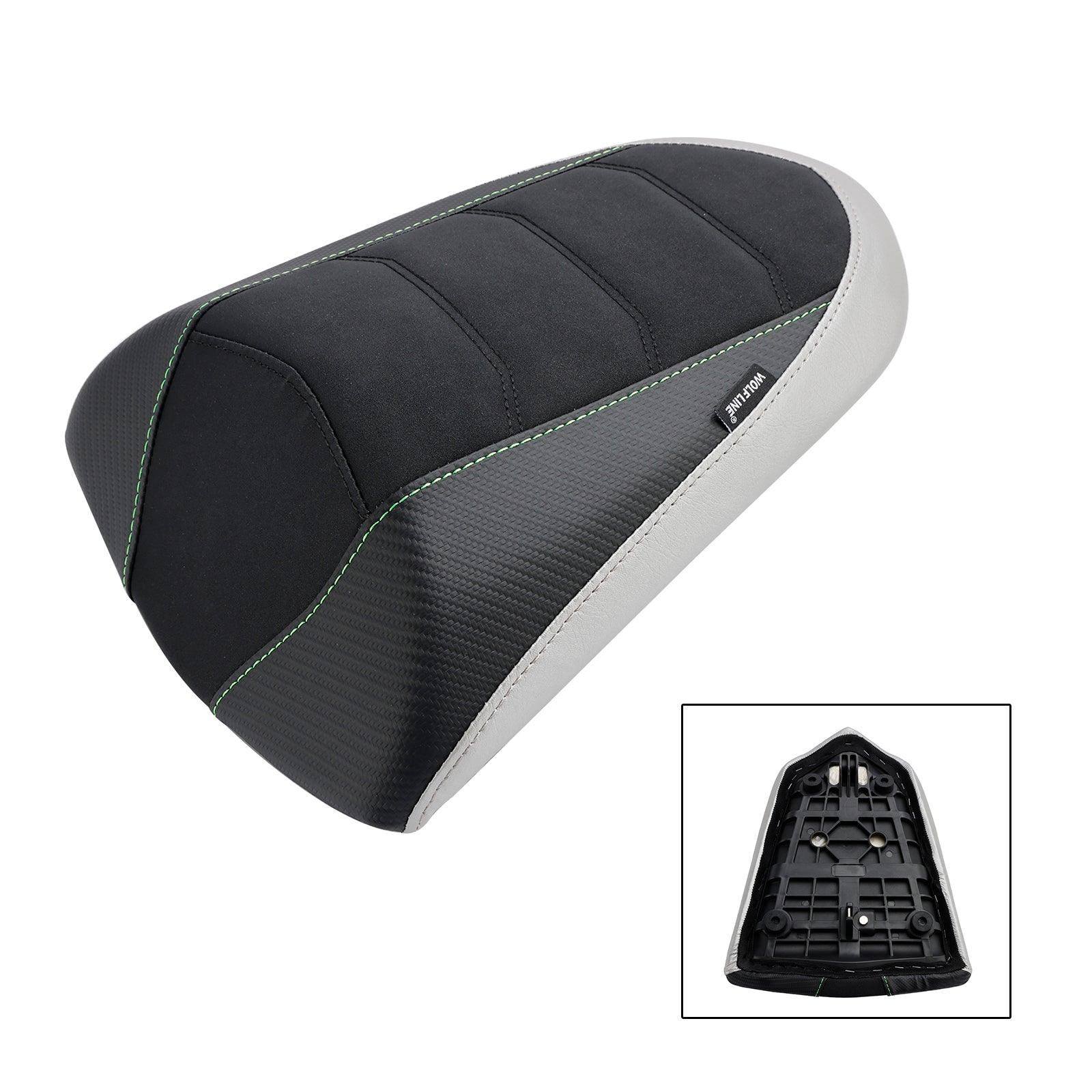 2022-2023 KAWASAKI Ninja 1000SX Rear Passenger Seat Pillion Saddle Flat Green