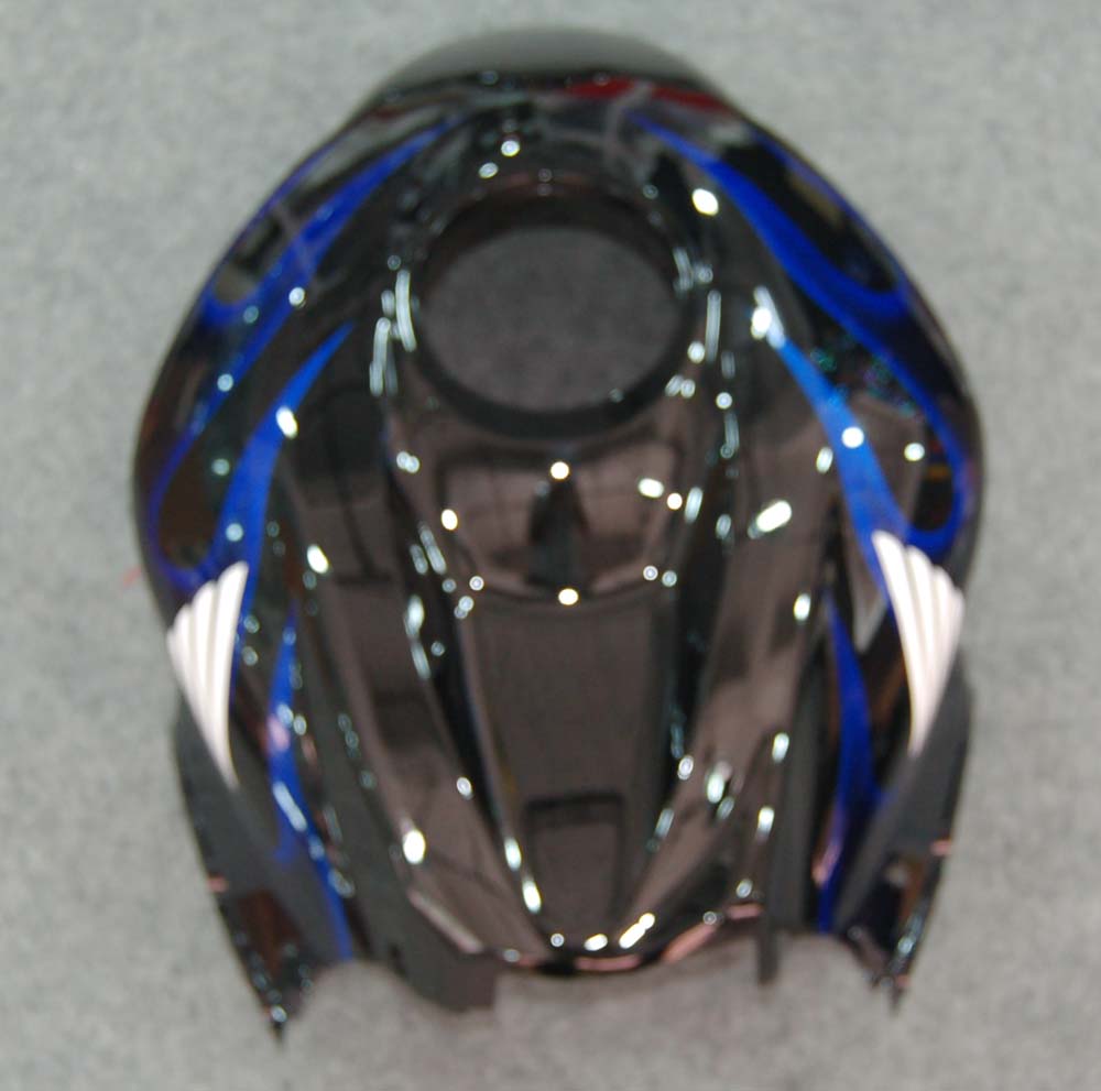 Amotopart 2007-2008 Honda CBR600RR Kit de carénage bleu et noir