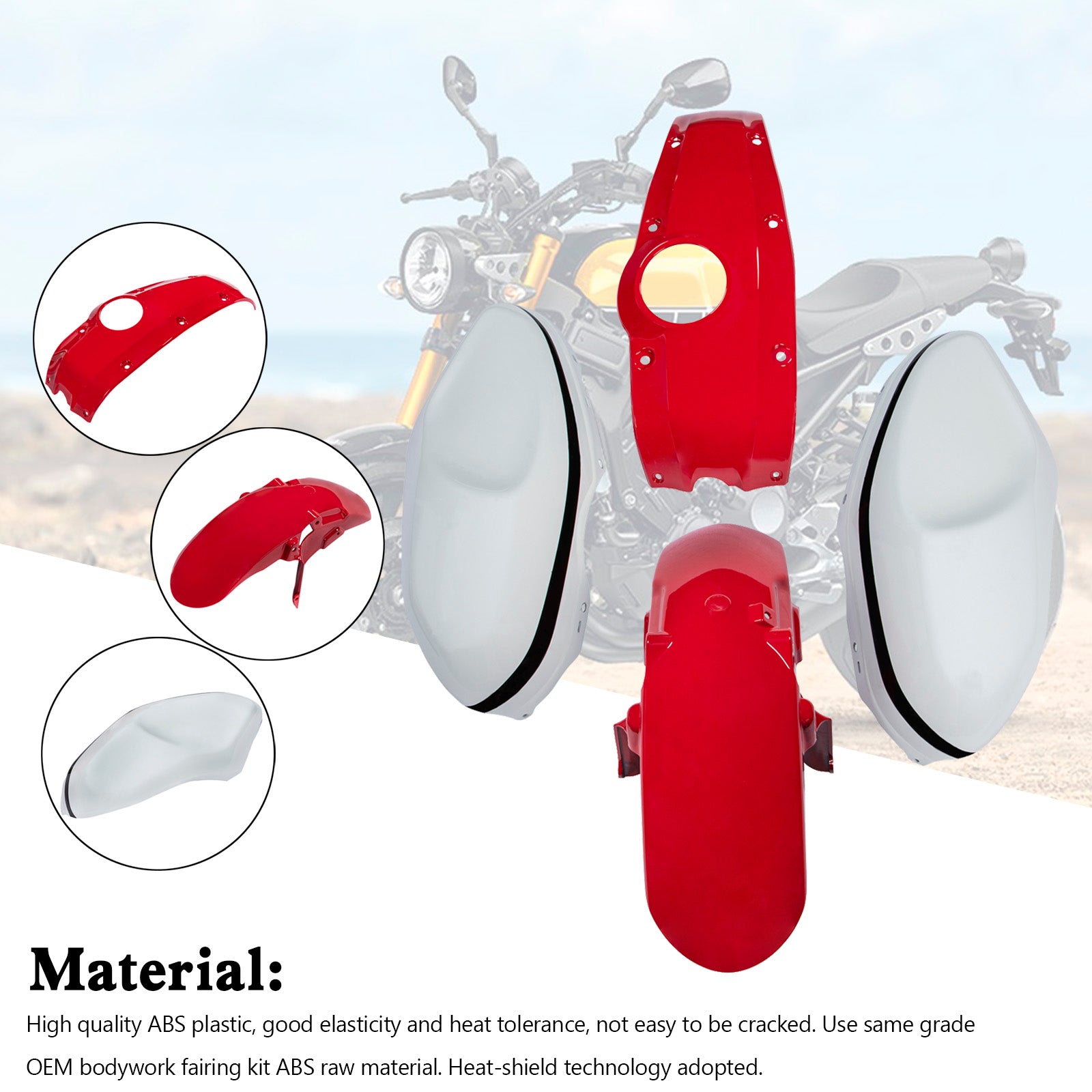 Amotopart 2016-2021 Yamaha XSR900 Fairing Kit