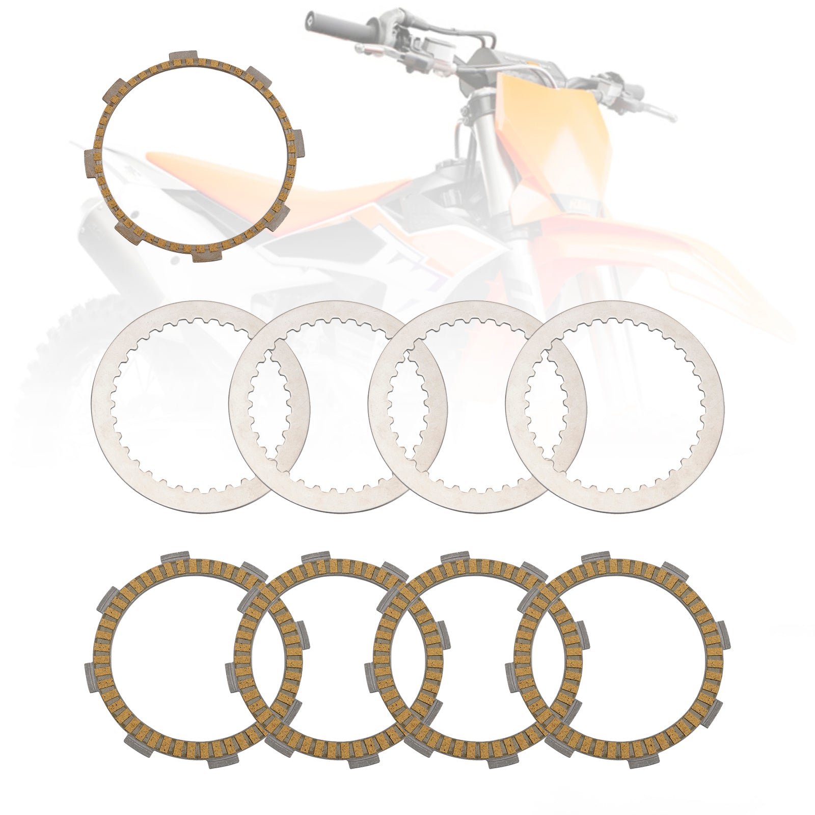 Clutch Friction Plate Kit Set fit for 90132011000 / 90132211000 RC125 2014-2022