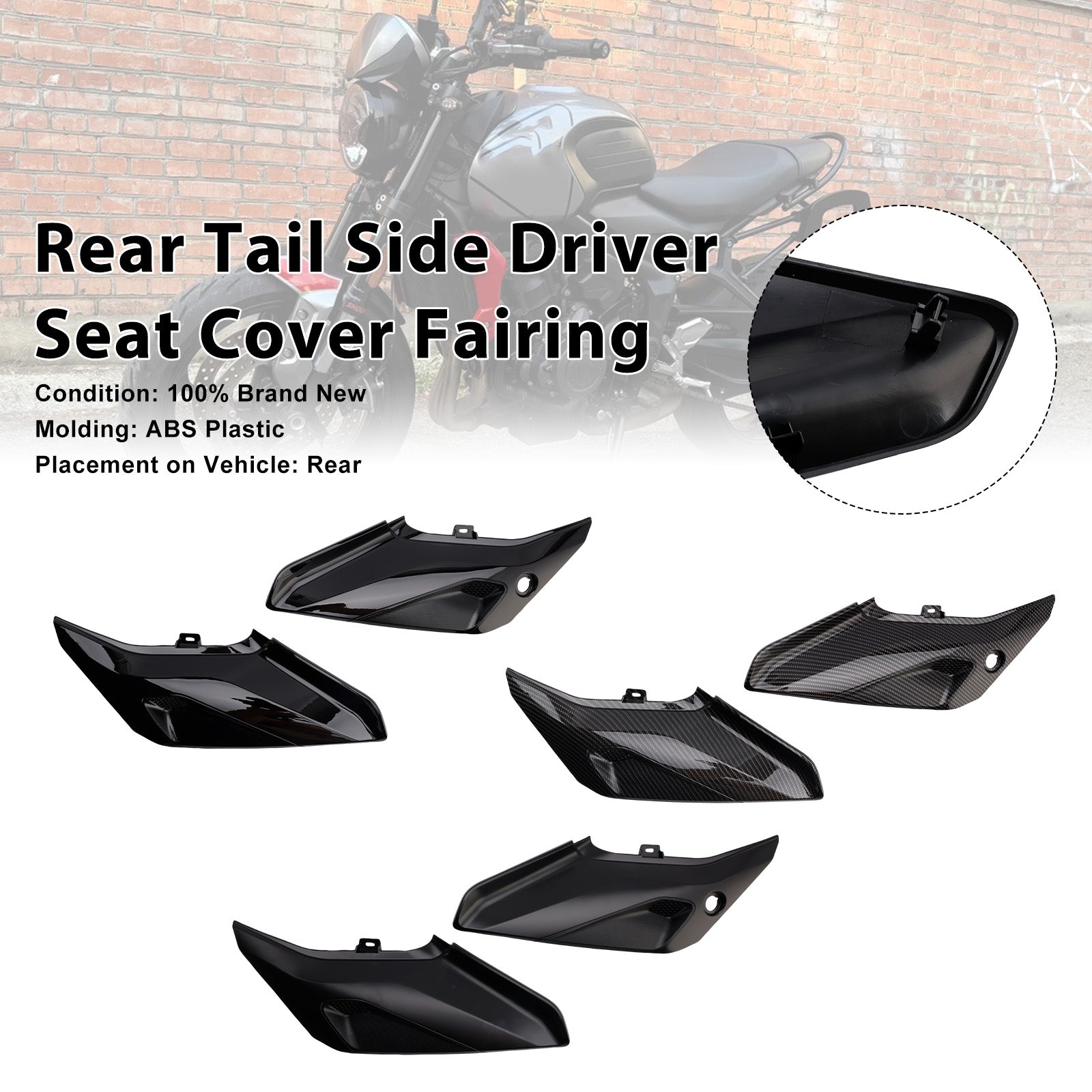 2022-2026 Trident 660 Side Seat Panel Fairing Cowl