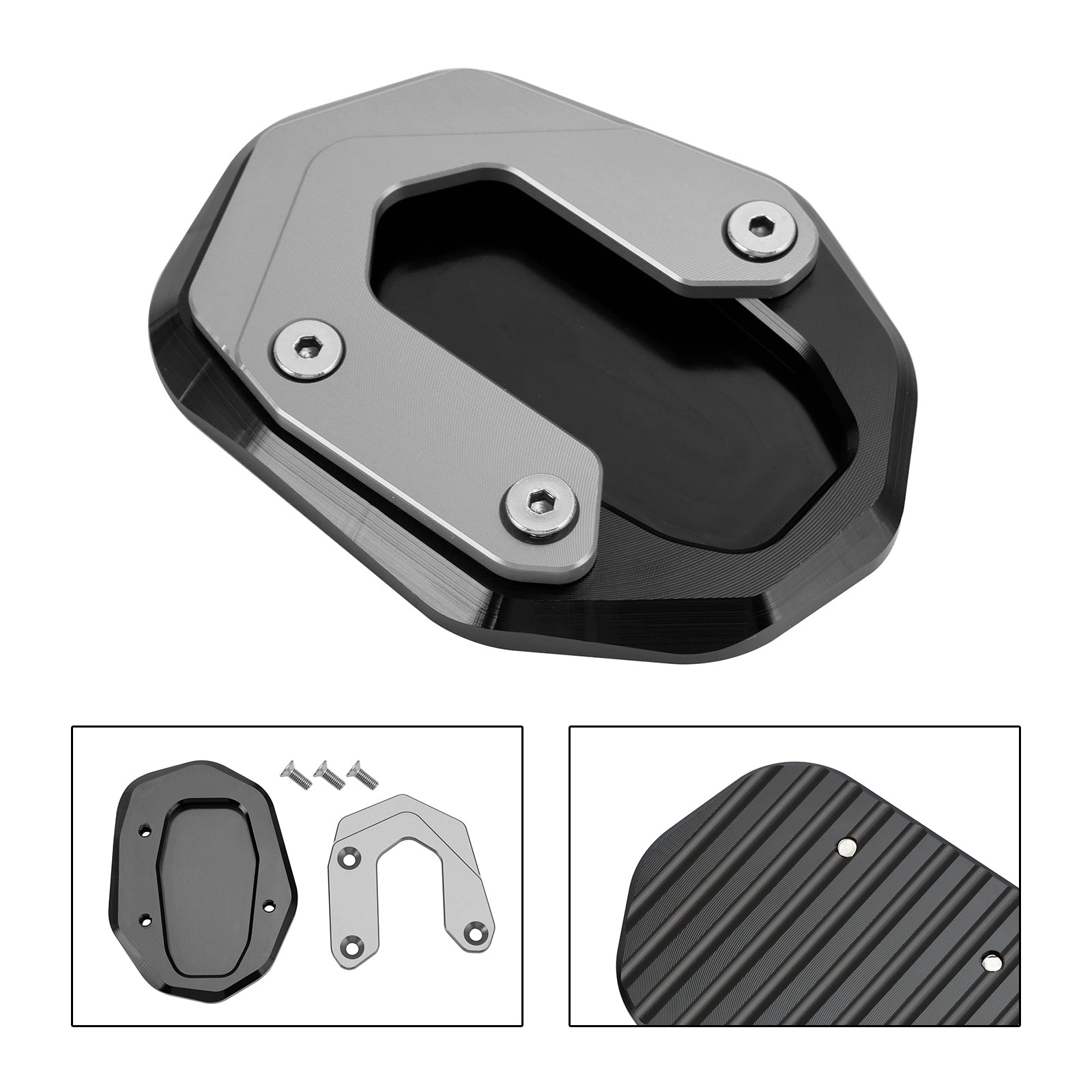 15-20 Ducati Scrambler 400/800/1100 Kickstand Enlarge Plate Pad