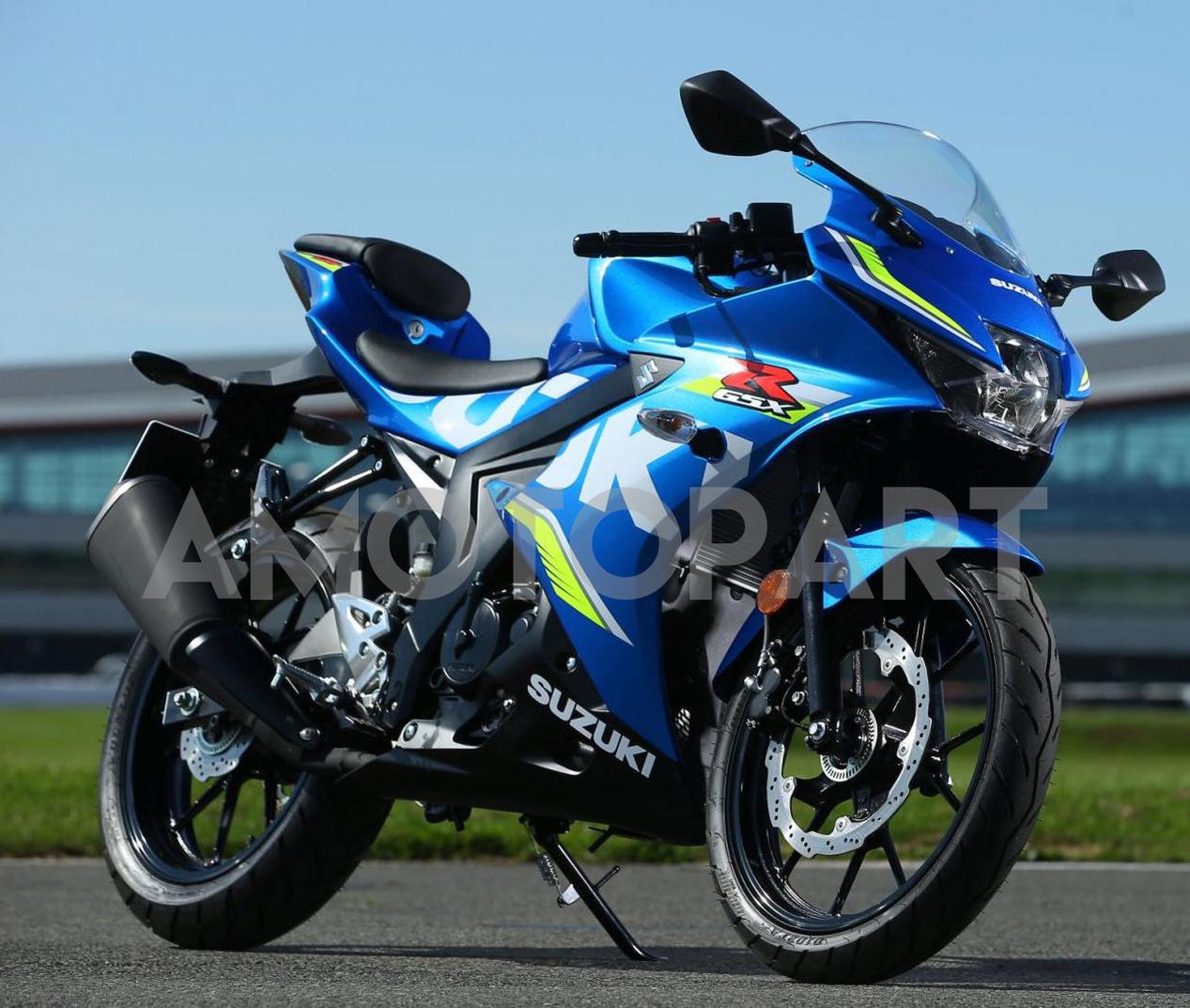 Amotopart 17-24 Suzuki GSX-R125 Black Blue Fairing Kit  (Only suitable for the US version)
