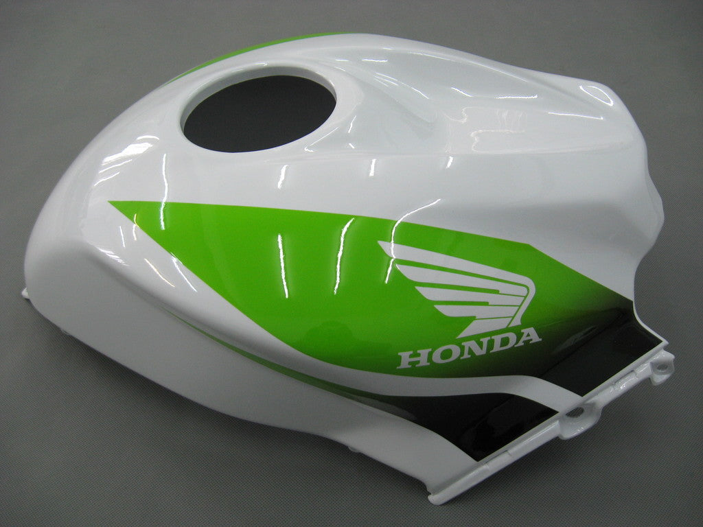 Amotopart 2007–2008 Honda CBR600RR Verkleidungsset in Weiß und Grün