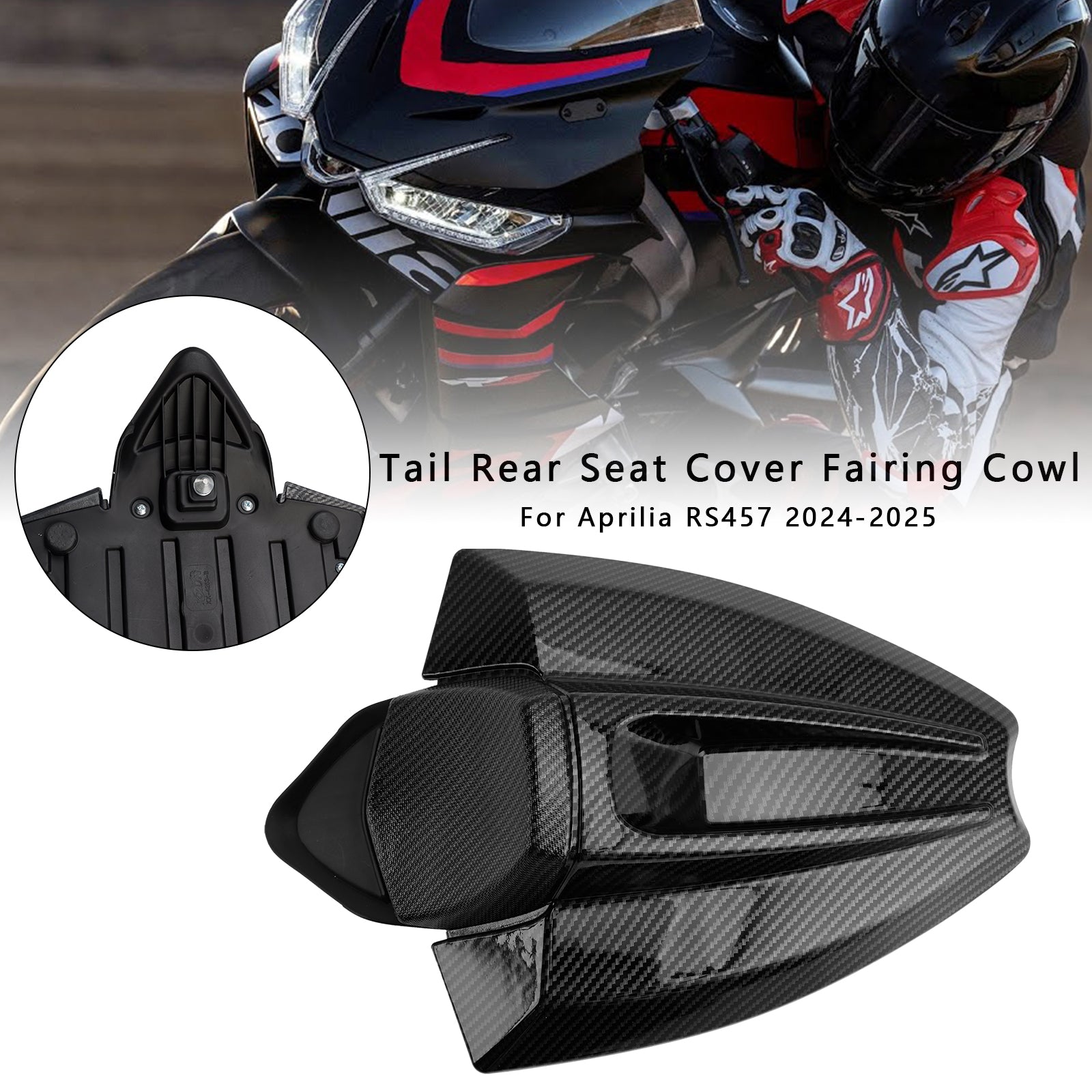 2024-2025 Aprilia RS 457 Tail Rear Seat Cover Fairing Cowl
