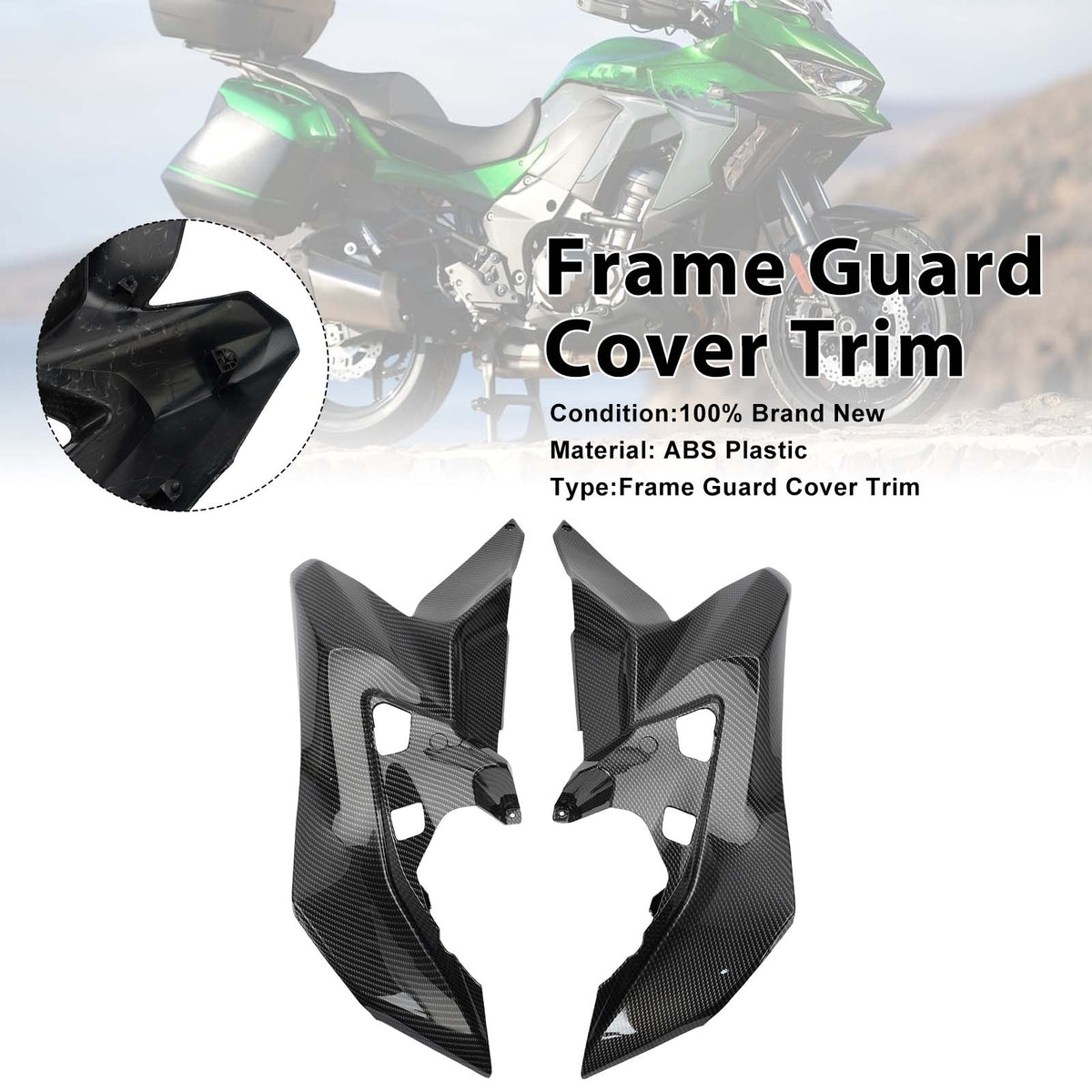 2019-2024 Kawasaki Versys 1000 Frame Guard Side Cover Fairing