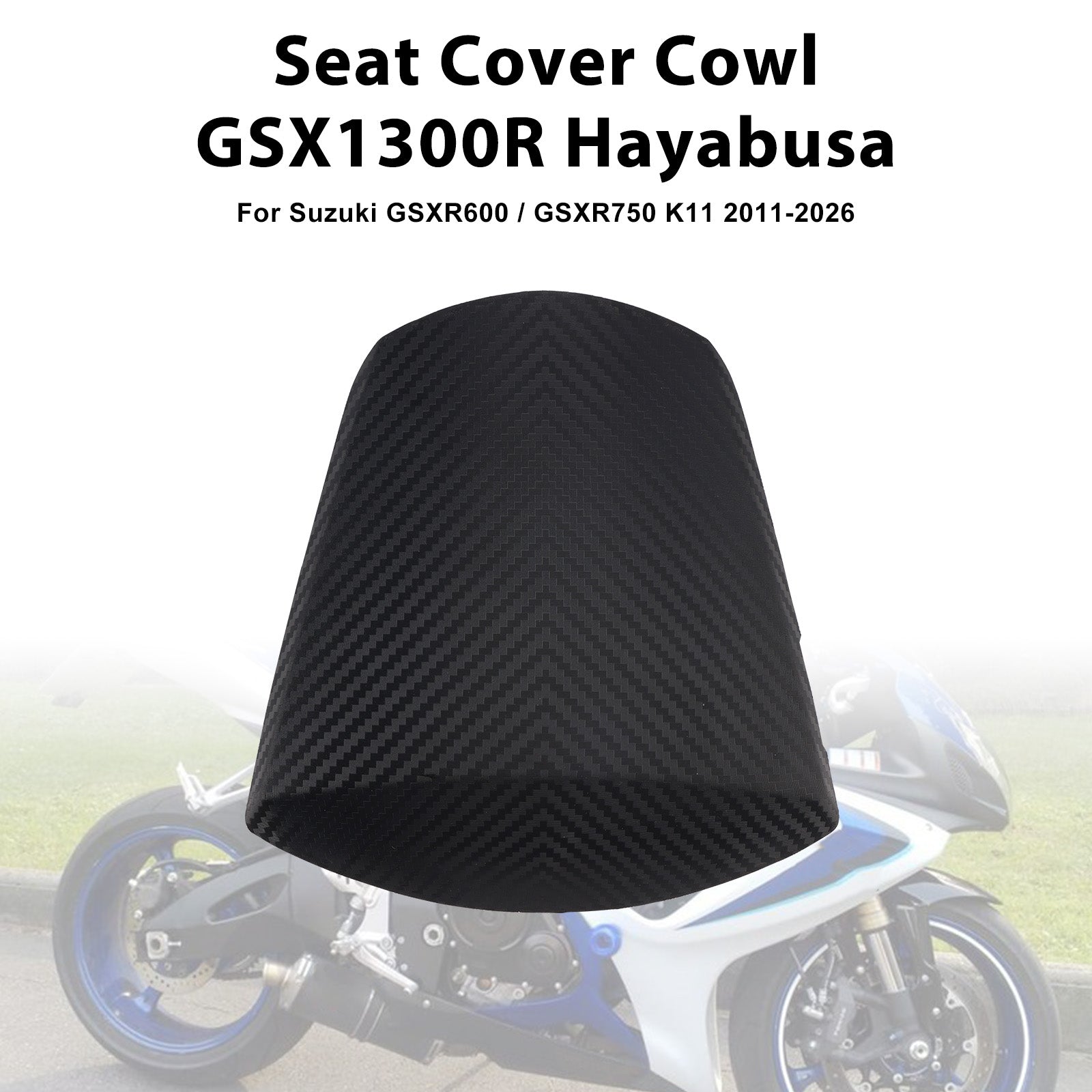 Housse de carénage de siège arrière Suzuki GSXR600 GSXR750 K11 2011-2026