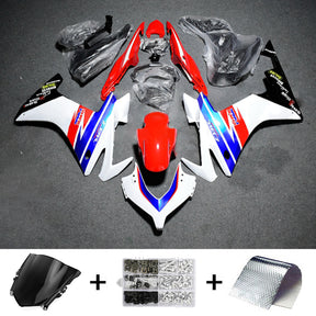 Amotopart 2013-2015 CBR500R Honda Kit de carénage rouge et bleu Style1