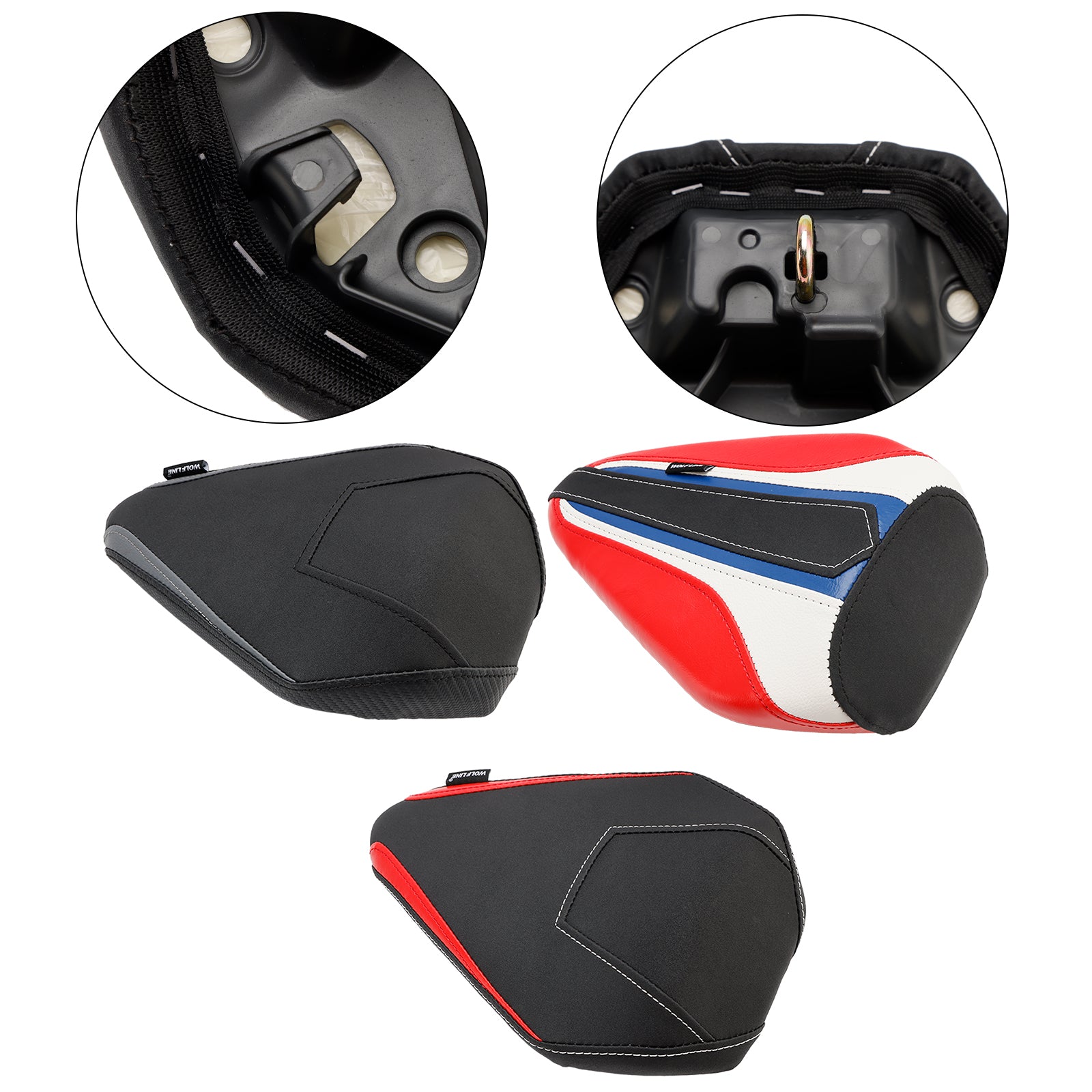 2020-2023 Honda Cbr1000Rr-R Rear Passenger Seat Cushion Pillion Flat Red