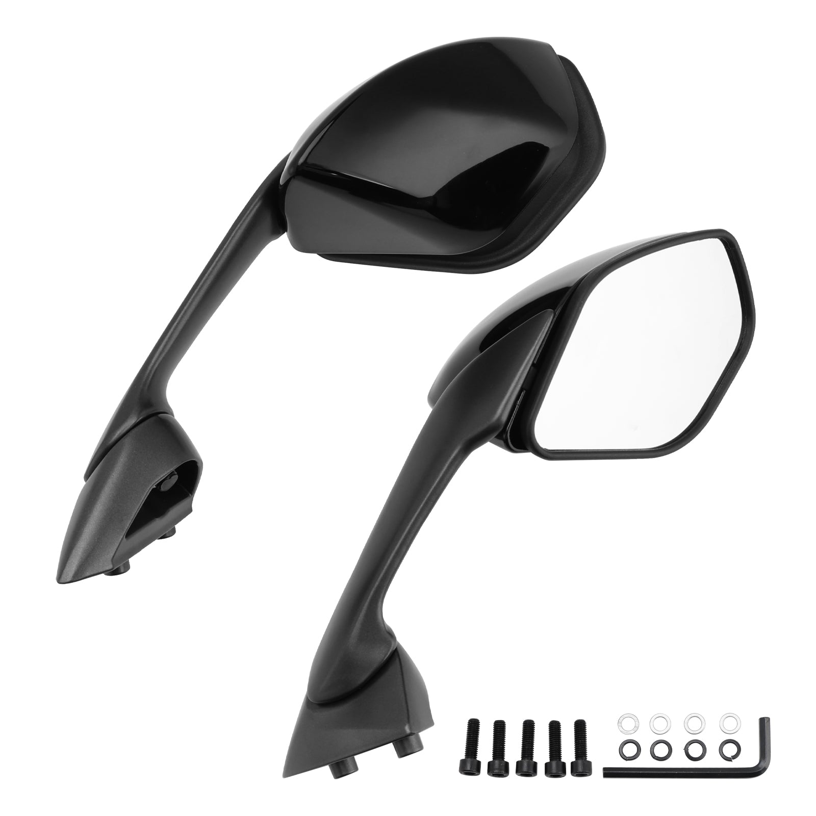 2022-2024 Suzuki Gsx1300r Hayabusa Pair Rear View Mirrors Left & Right Black