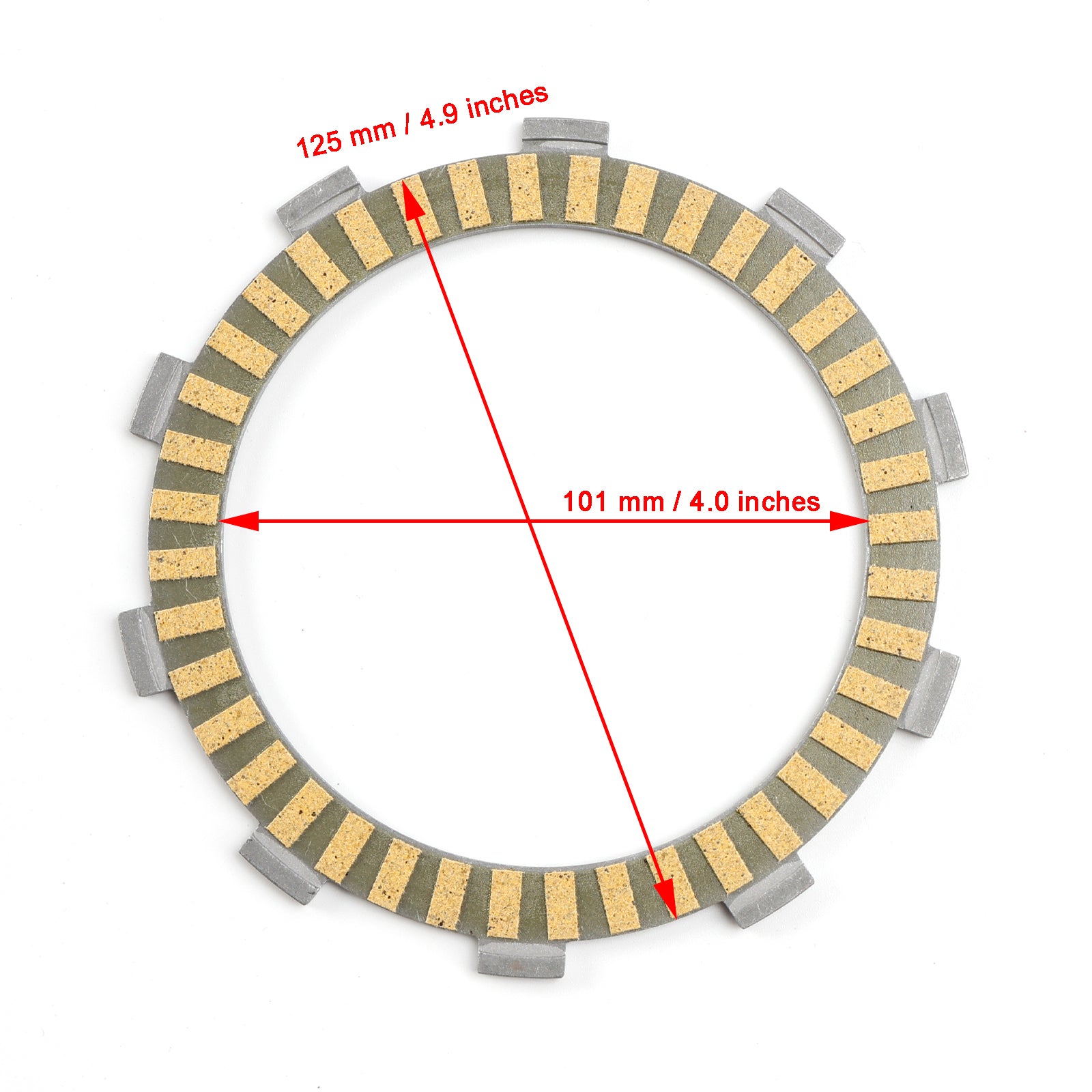 Ducati Superbike 848 08-10 Multistrada 1100 07-09 Clutch Friction Plate Pat Kit