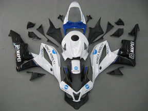 Amotopart 2007-2008 Honda CBR600RR White&Blue Fairing Kit