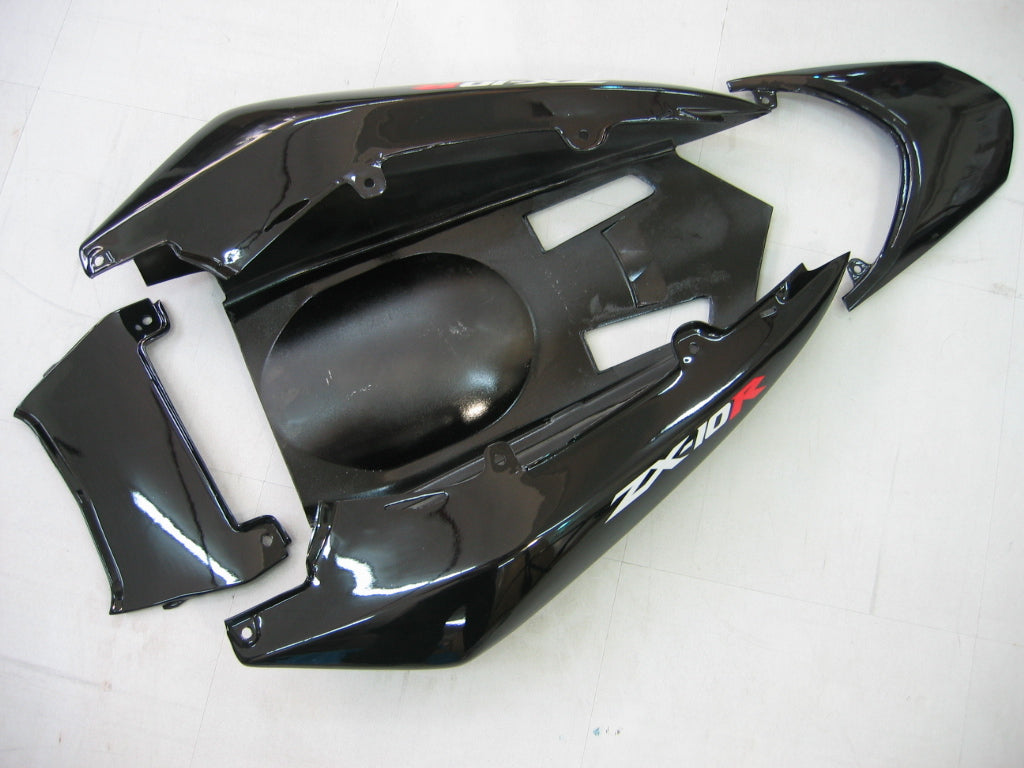 Amotopart 2004-2005 Kawasaki ZX10R Gloss&Matte Black Fairing Kit