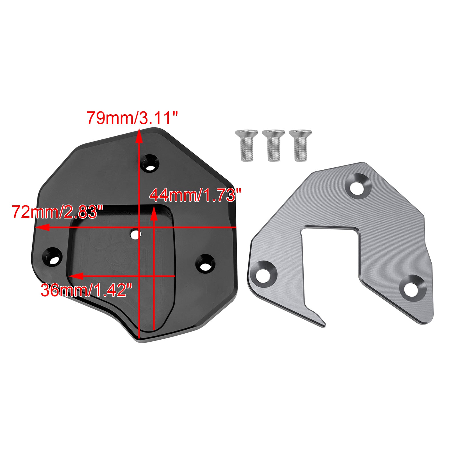 Suzuki GSXR1300R 2008-2020 Kickstand Enlarge Plate Pad