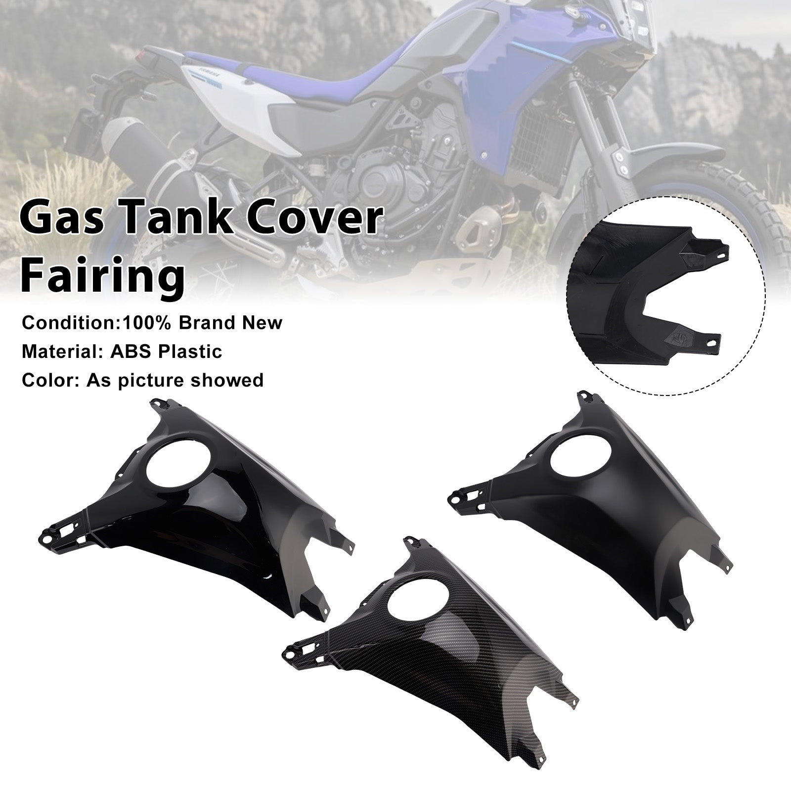 2025-2026 Yamaha Tenere 700 Gas Tank Cover Fairing Protector