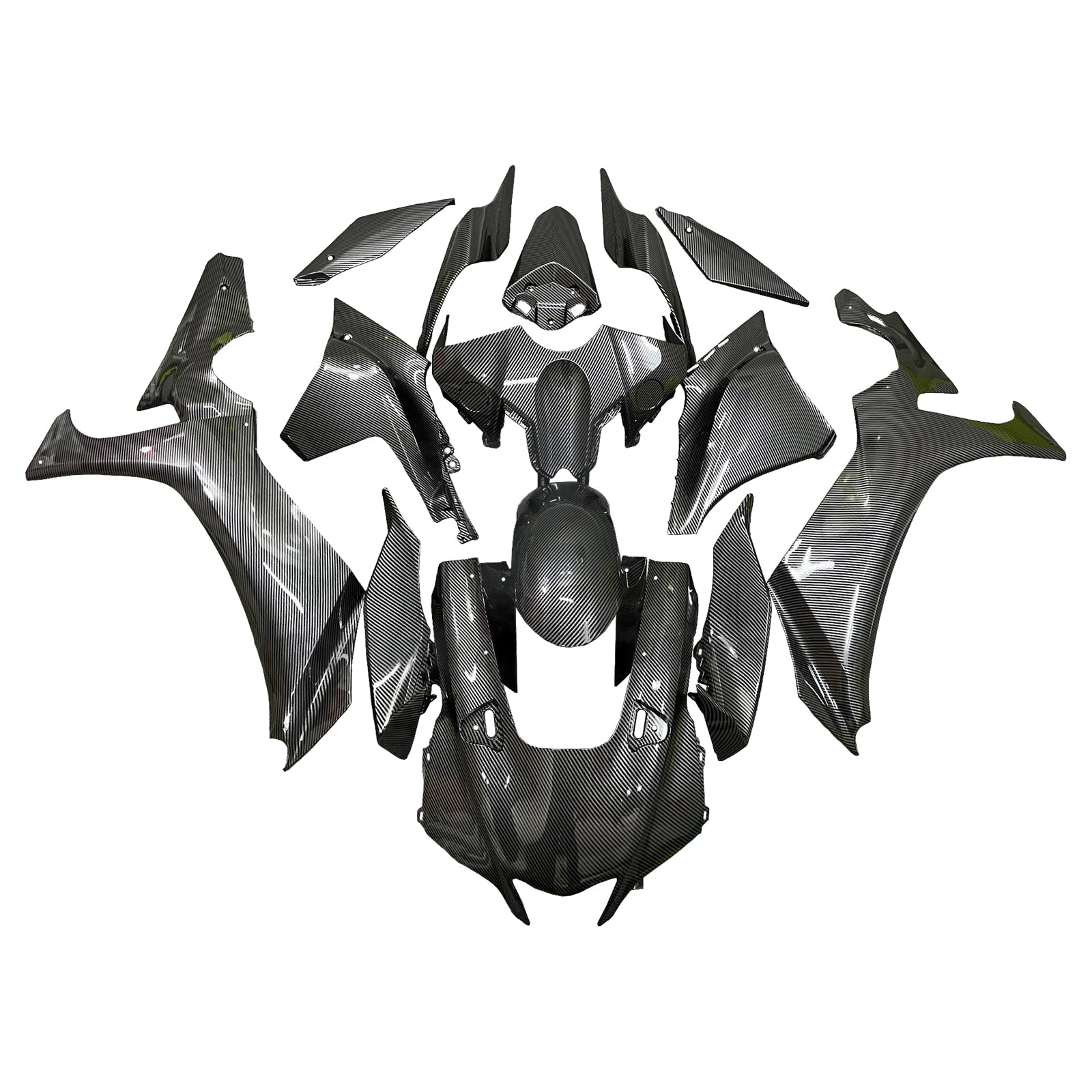 Amotopart 2020-2025 Yamaha YZF-R1 Carbon Fiber Fairing Kit