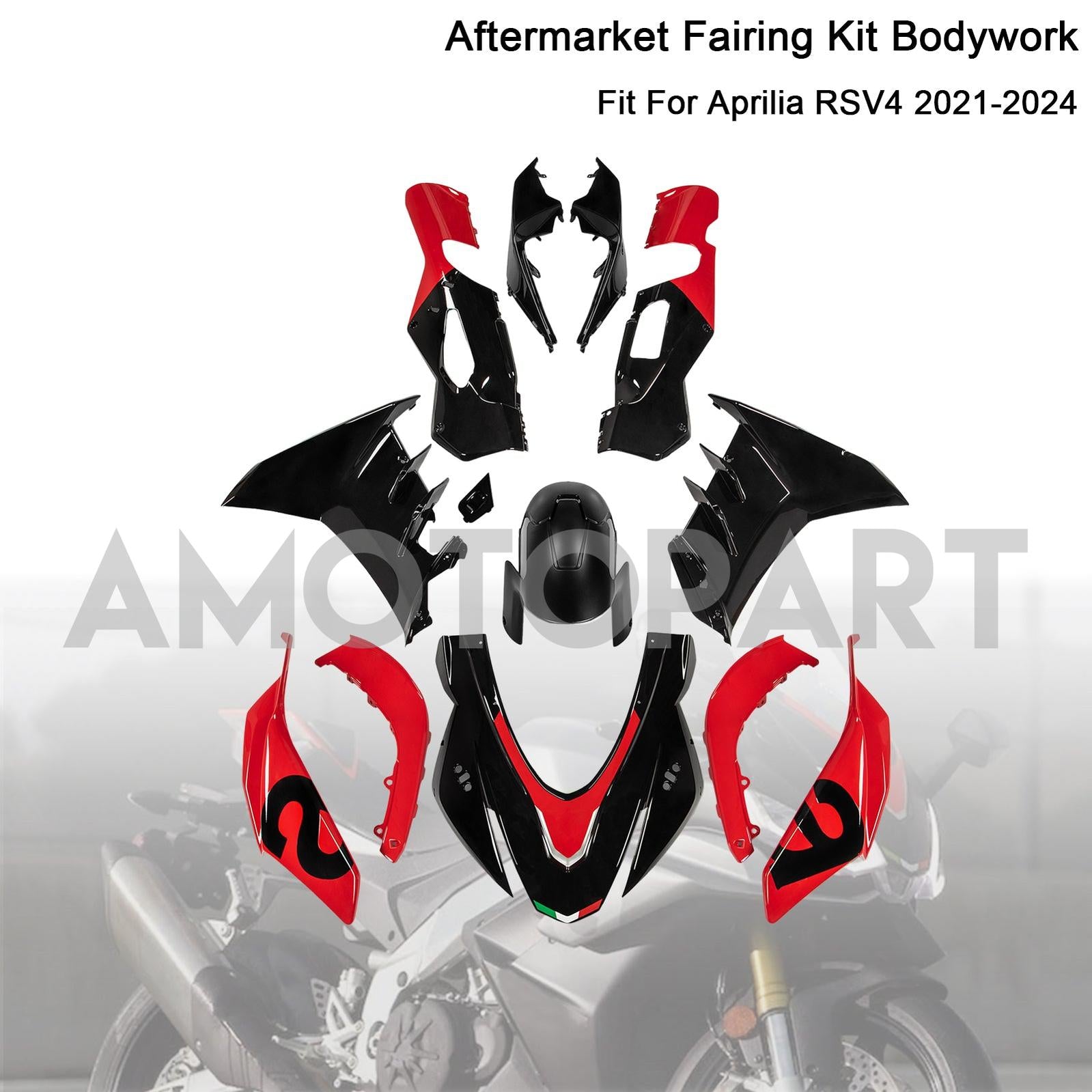 Amotopart 2021-2024 Aprilia RSV4 Fairing Kit