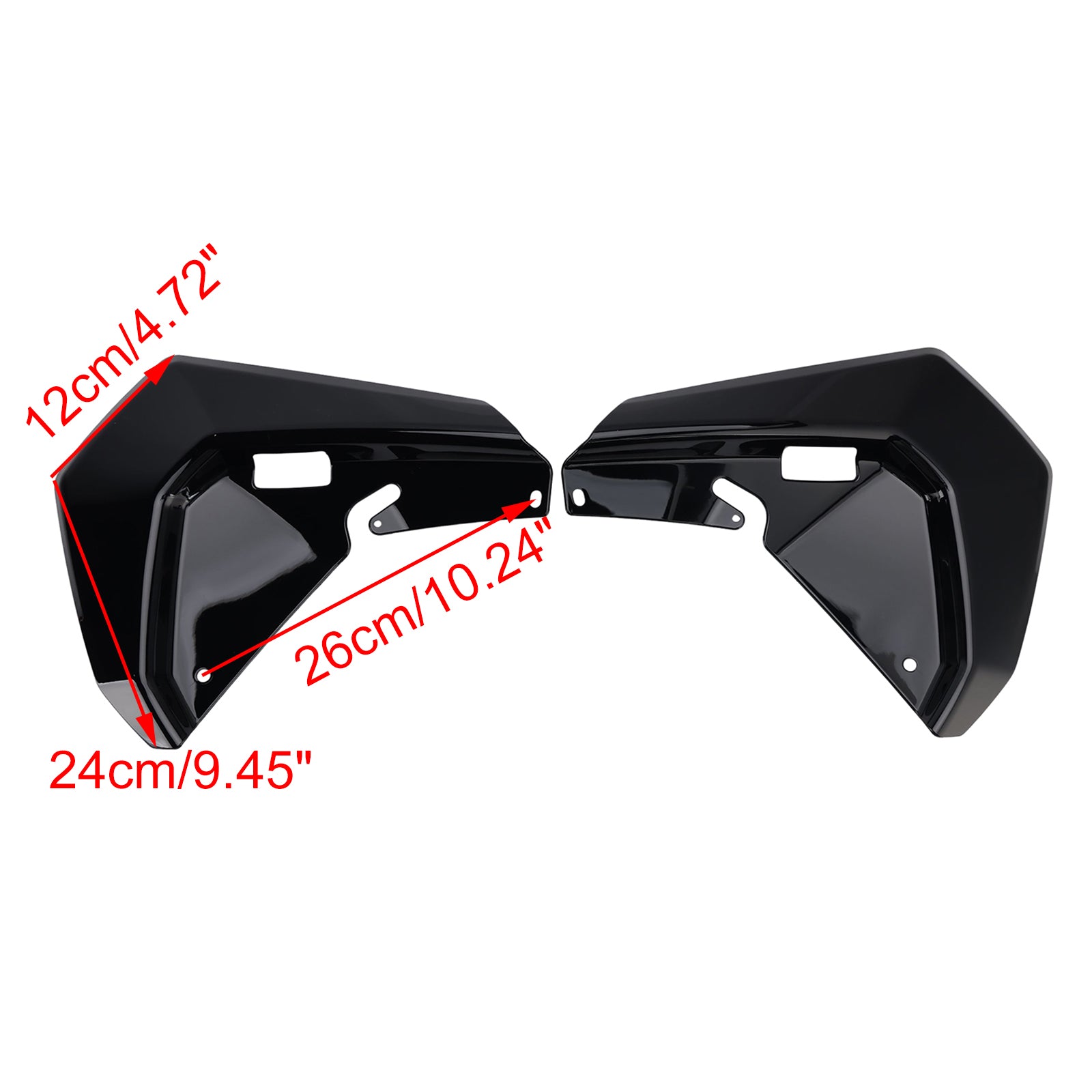 2025-2026 BMW R1300GS ADV Windshield Plate Side Panels