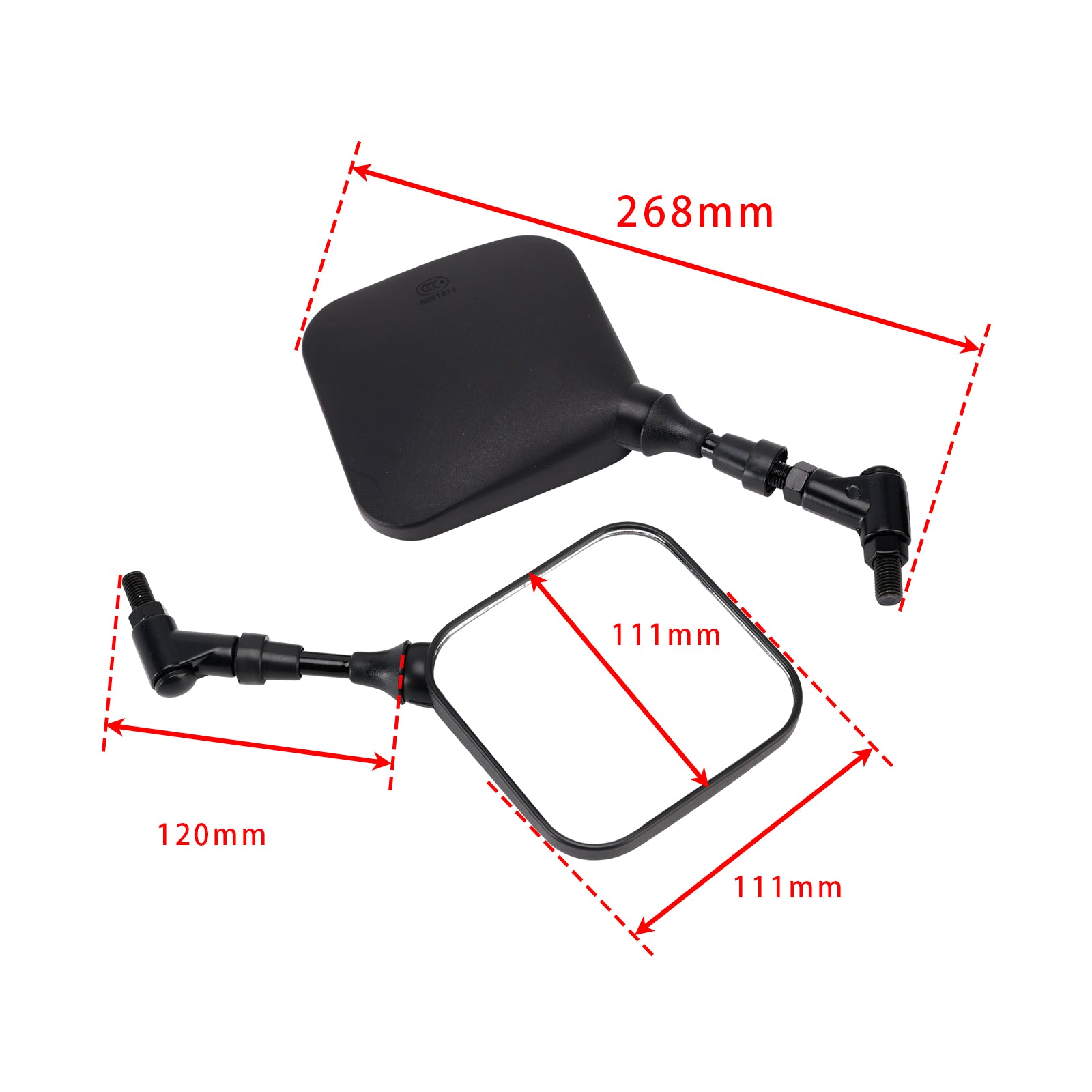 Suzuki DR 800 S DR 650 R S SE DR 600 DR 350 SE DR 125 DR 750 Pair Mirrors