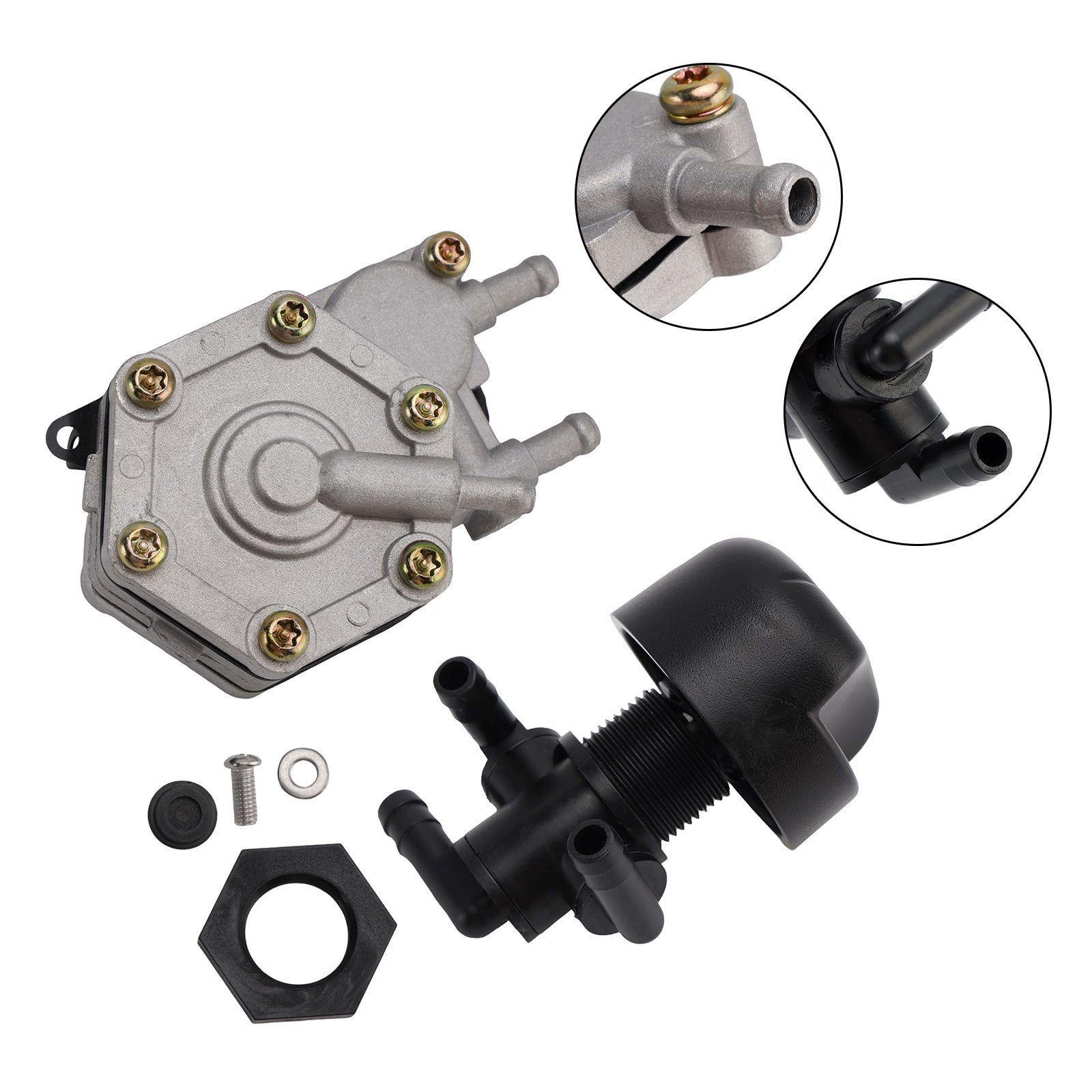 01-20 Bomba de combustível Polaris Sportsman 400  &  Kit Petcock de válvula de combustível 2520227 se encaixa